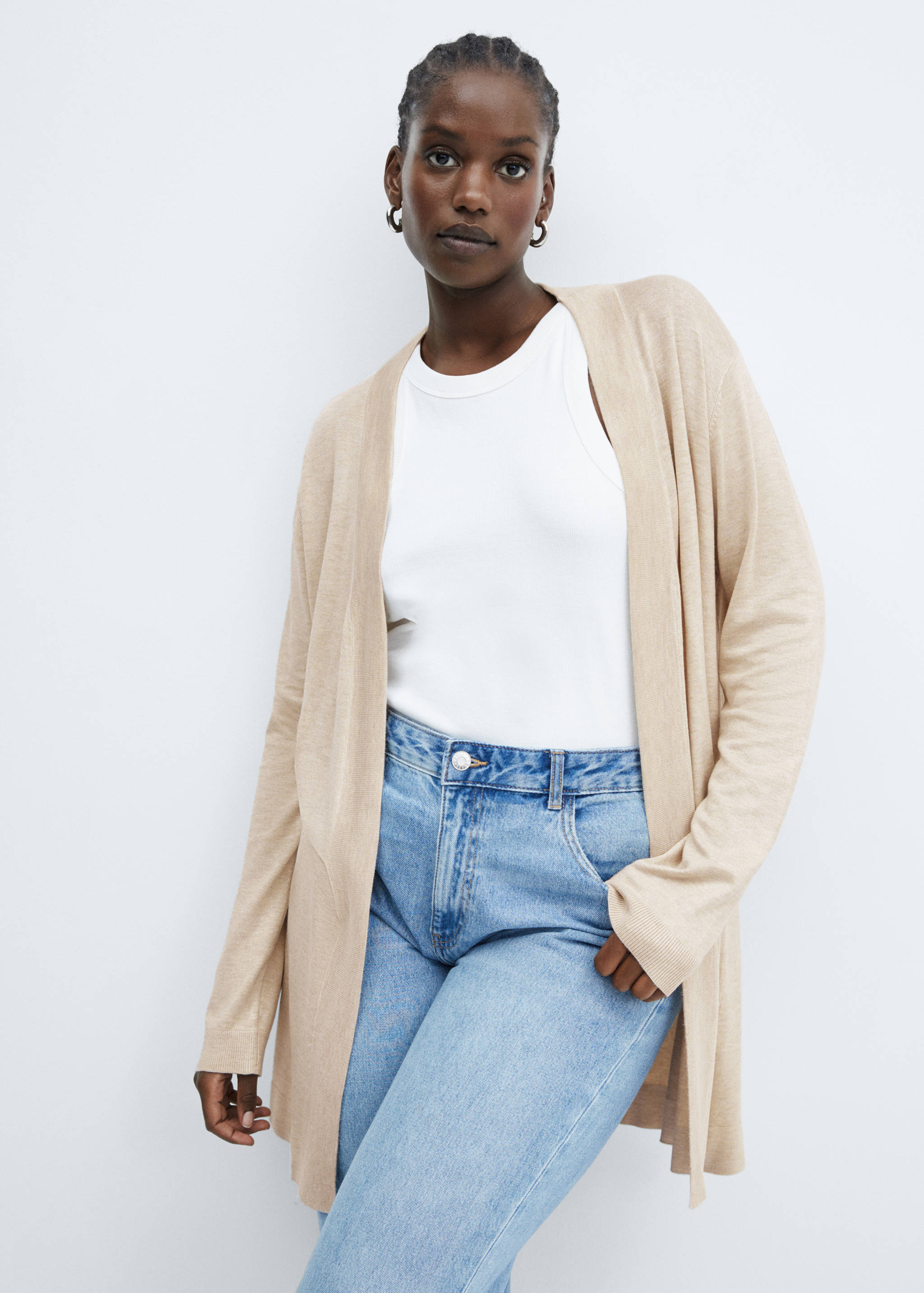 Fine-knit cardigan - Details of the article 5