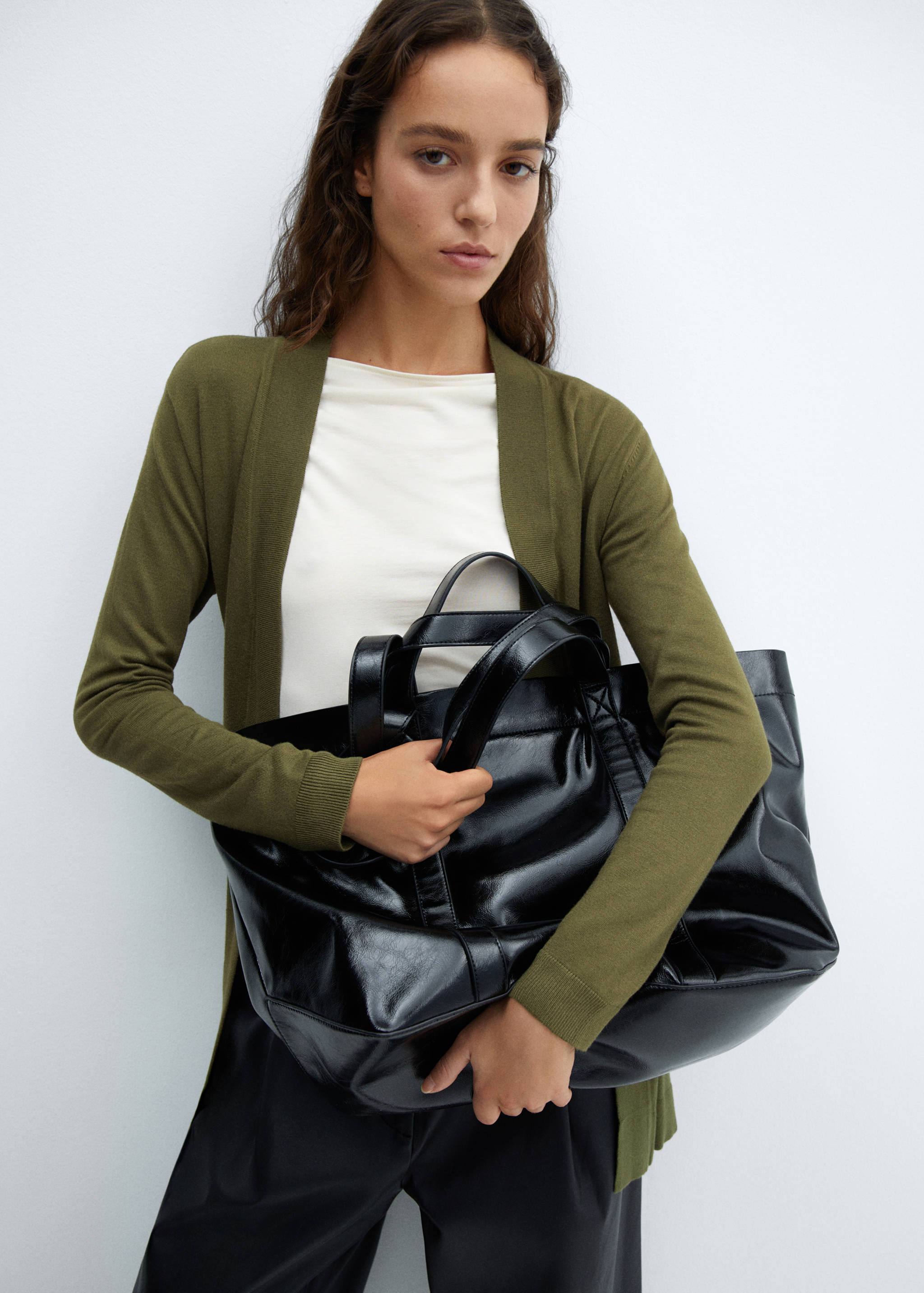 Fine-knit cardigan - Details of the article 2