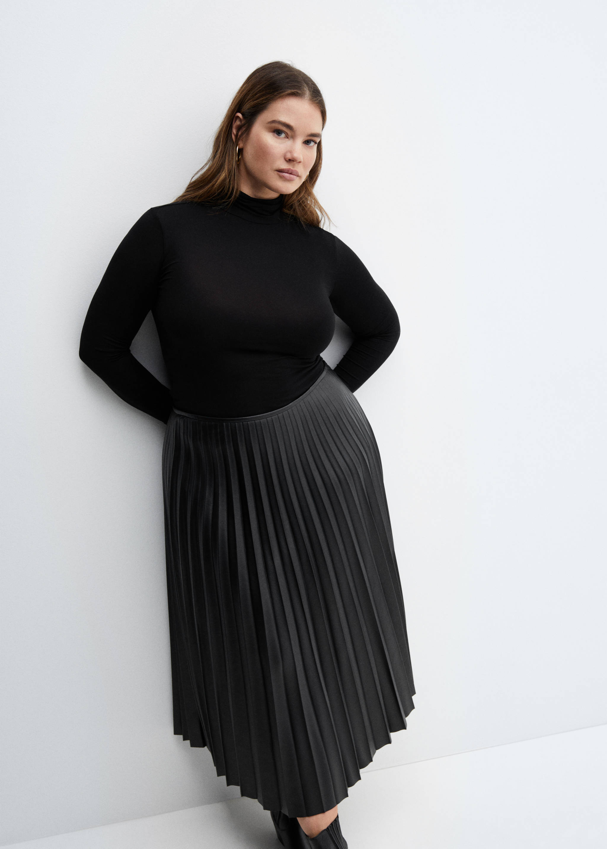 Falda plisada efecto piel - Detalle del artículo 4