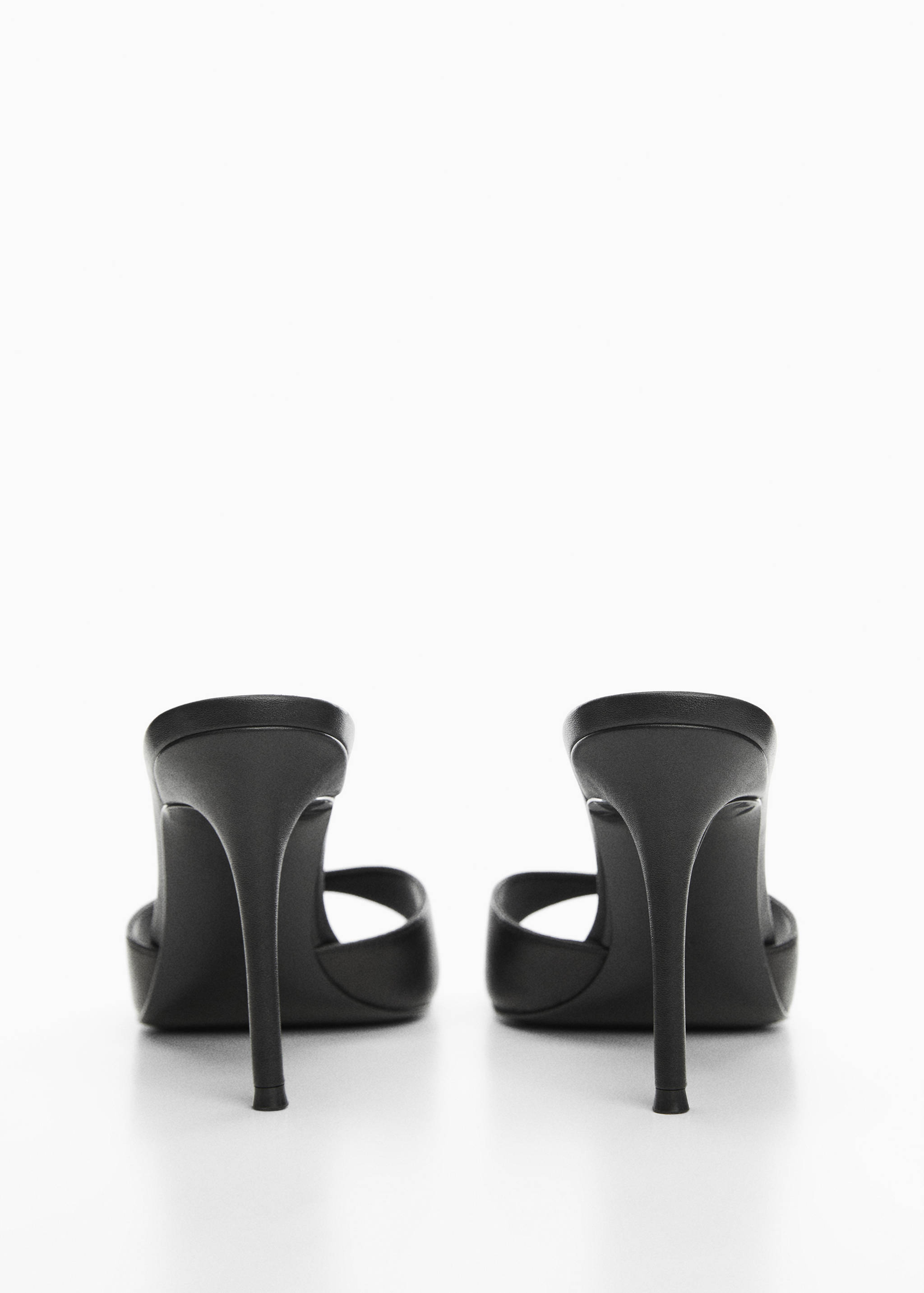 Heel leather sandals - Details of the article 1