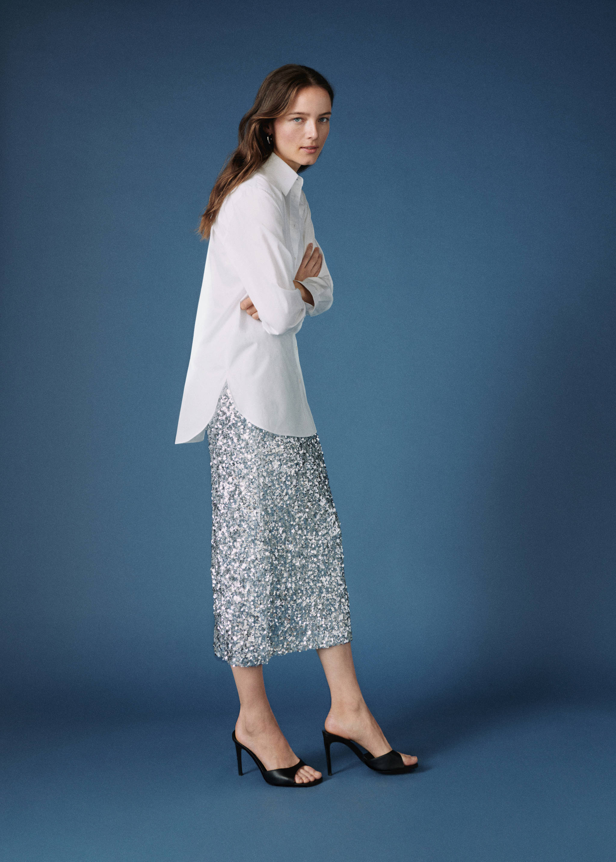 Heel leather sandals - Details of the article 6