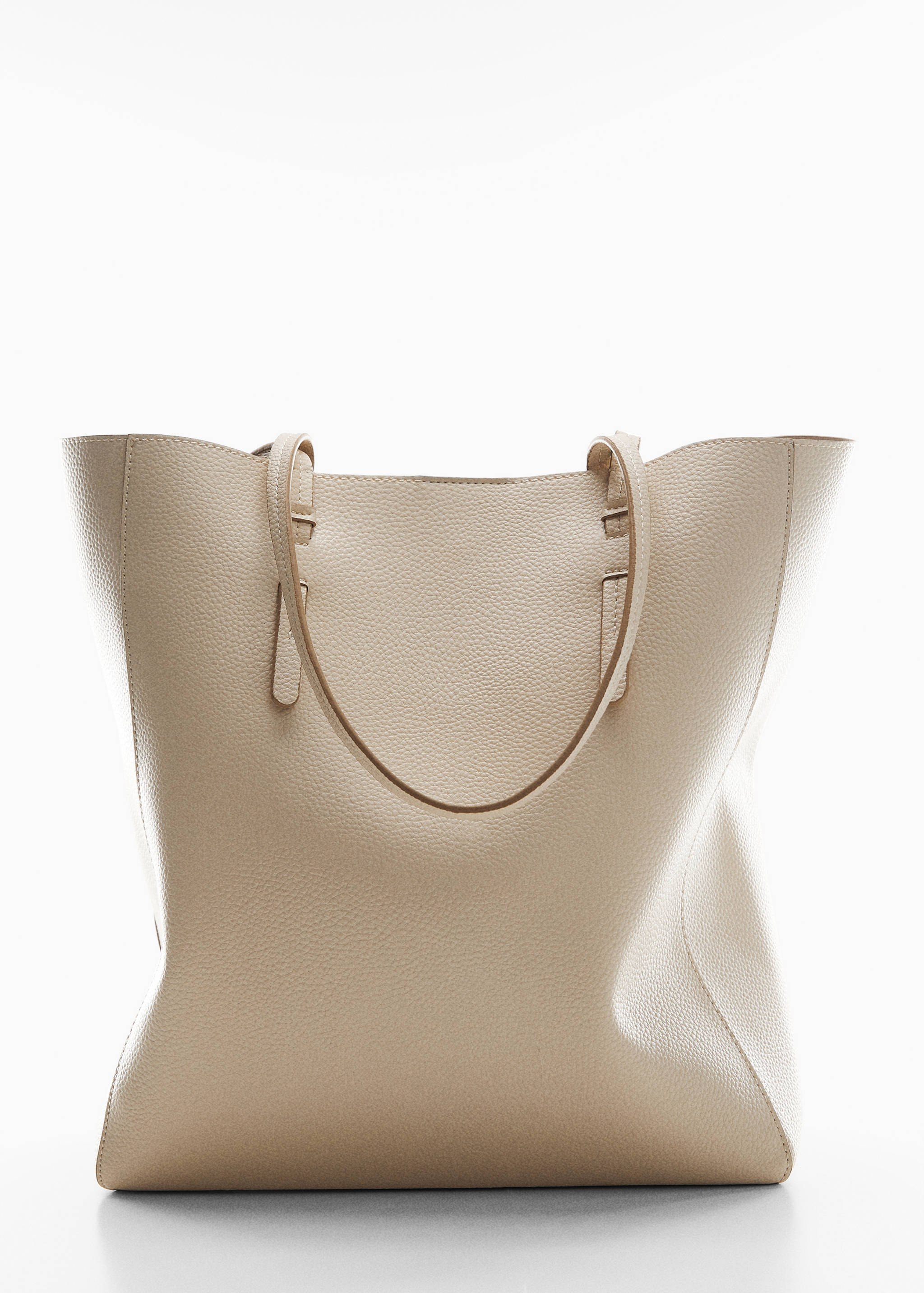 Faux-leather shopper bag - Details of the article 5