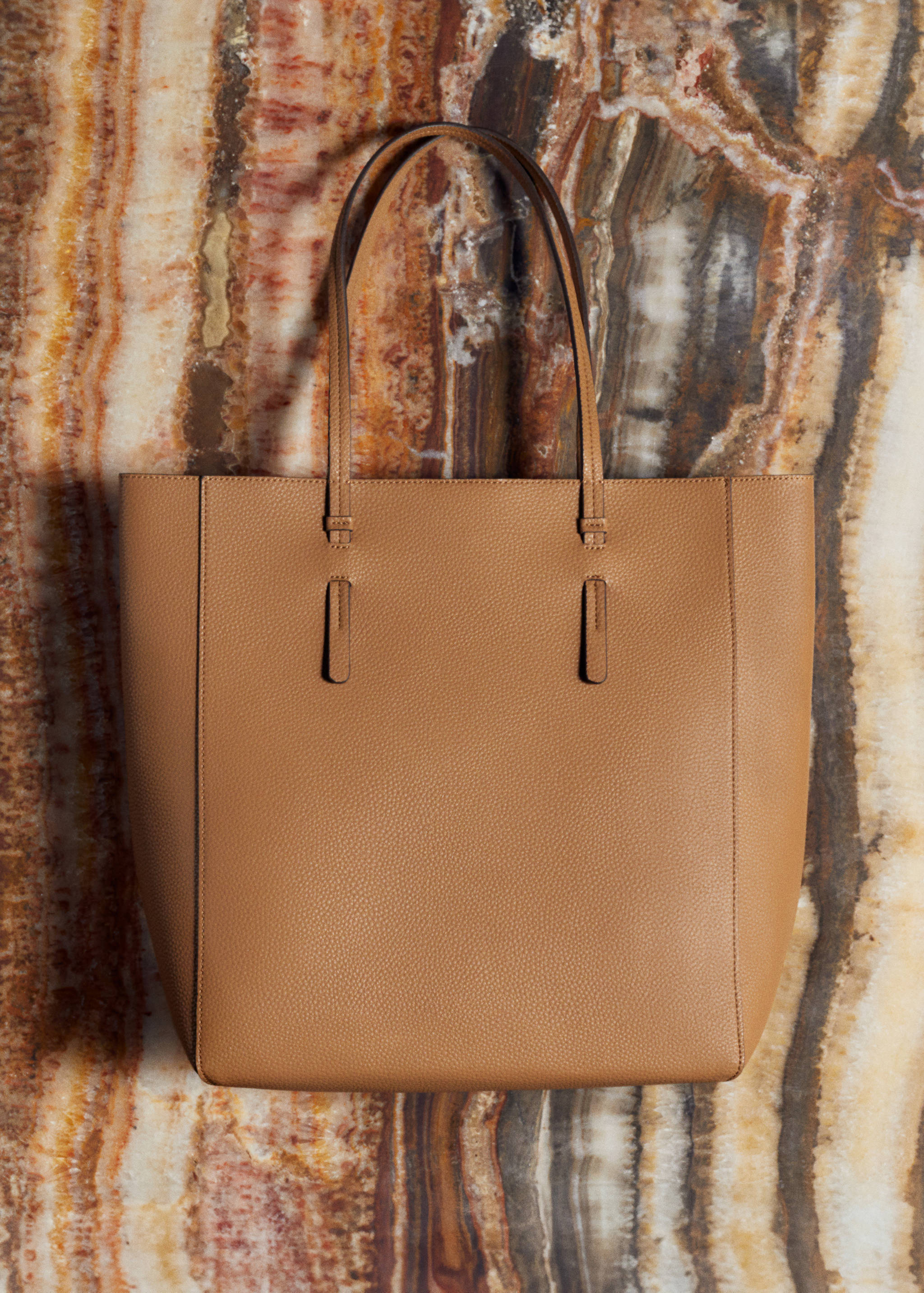 Faux-leather shopper bag - Details of the article 7