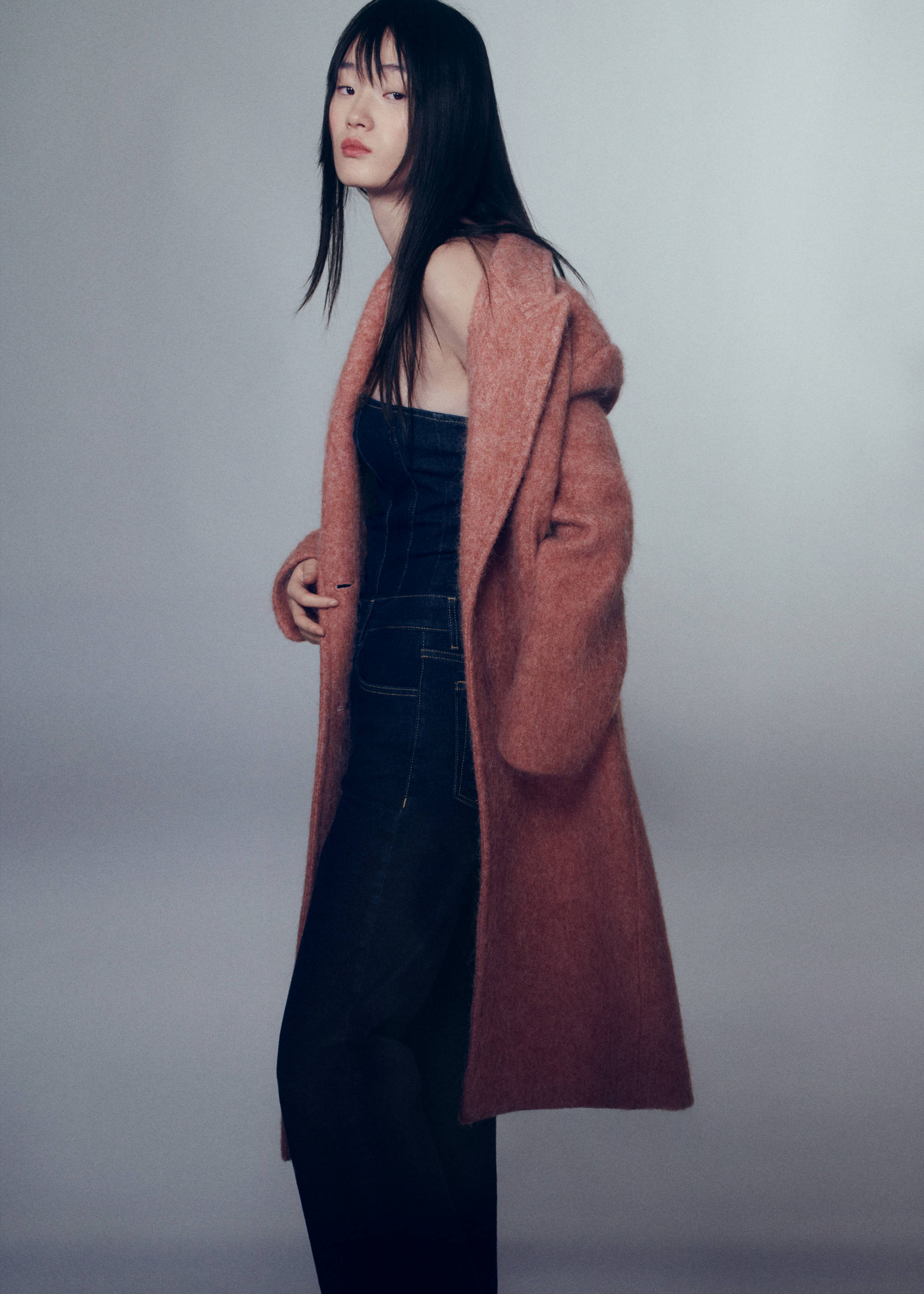 Zweireihiger Mantel aus Woll-Mix - Detail des Artikels 6