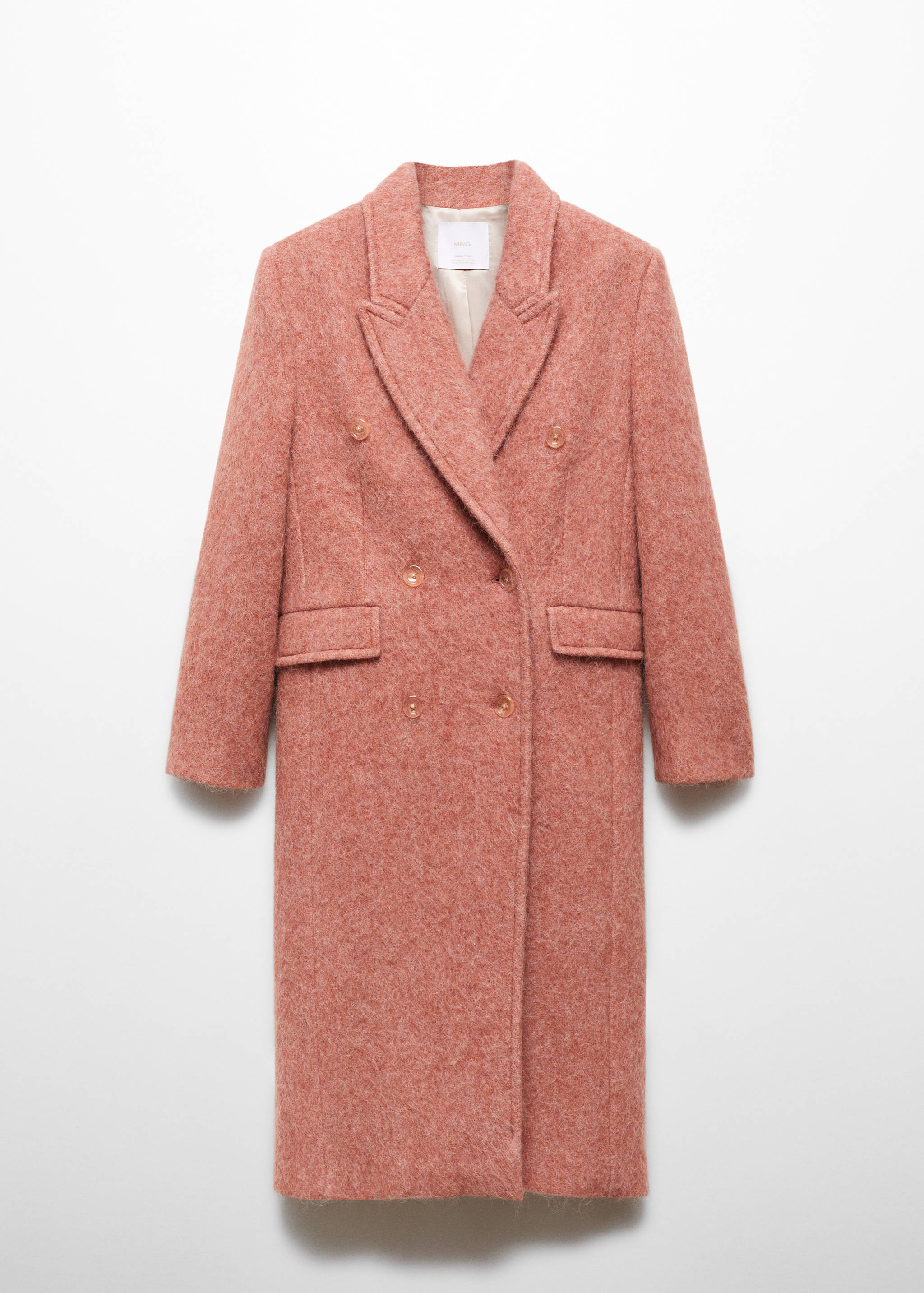 Zweireihiger Mantel aus Woll-Mix - Artikel ohne Model