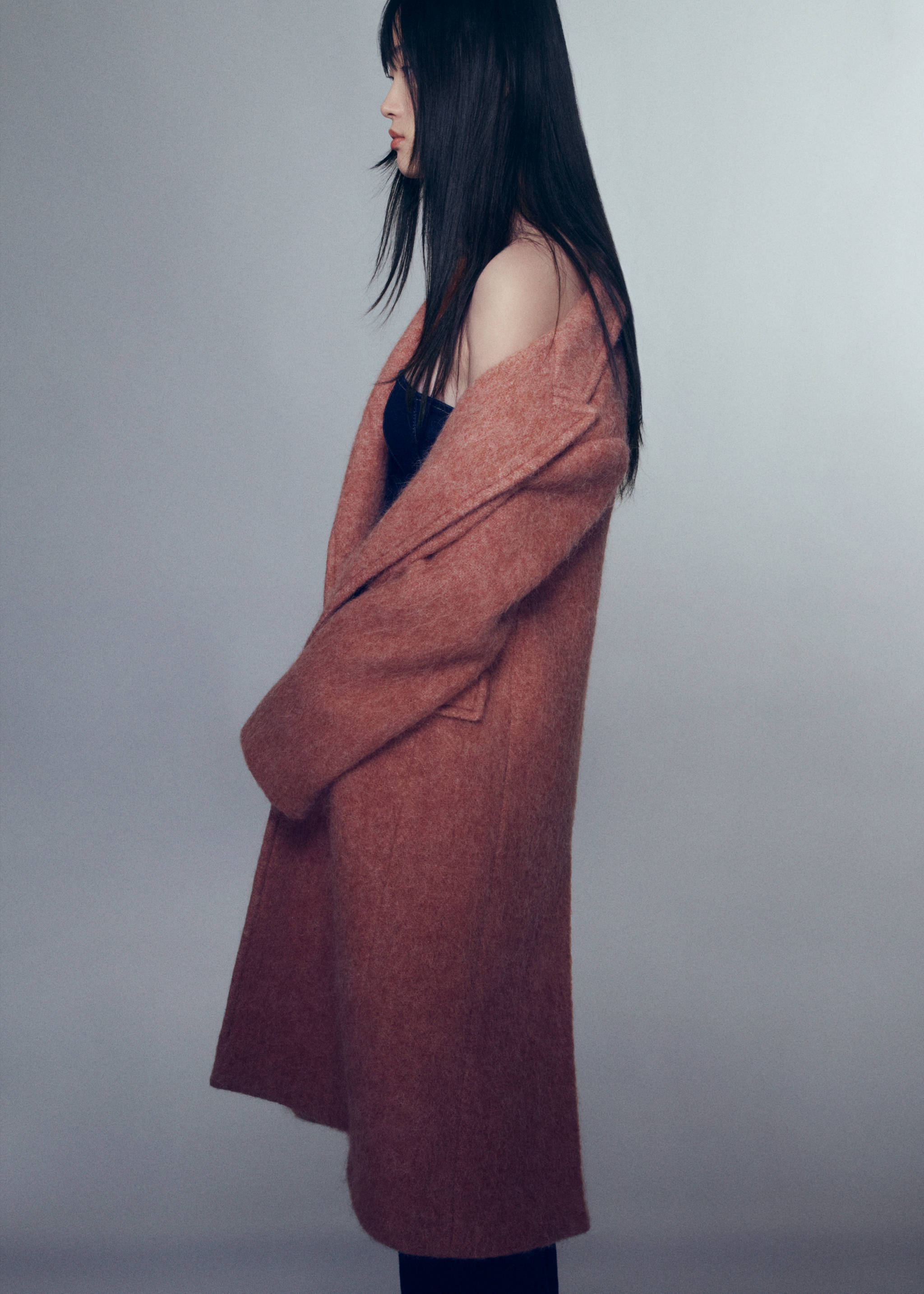 Zweireihiger Mantel aus Woll-Mix - Detail des Artikels 5