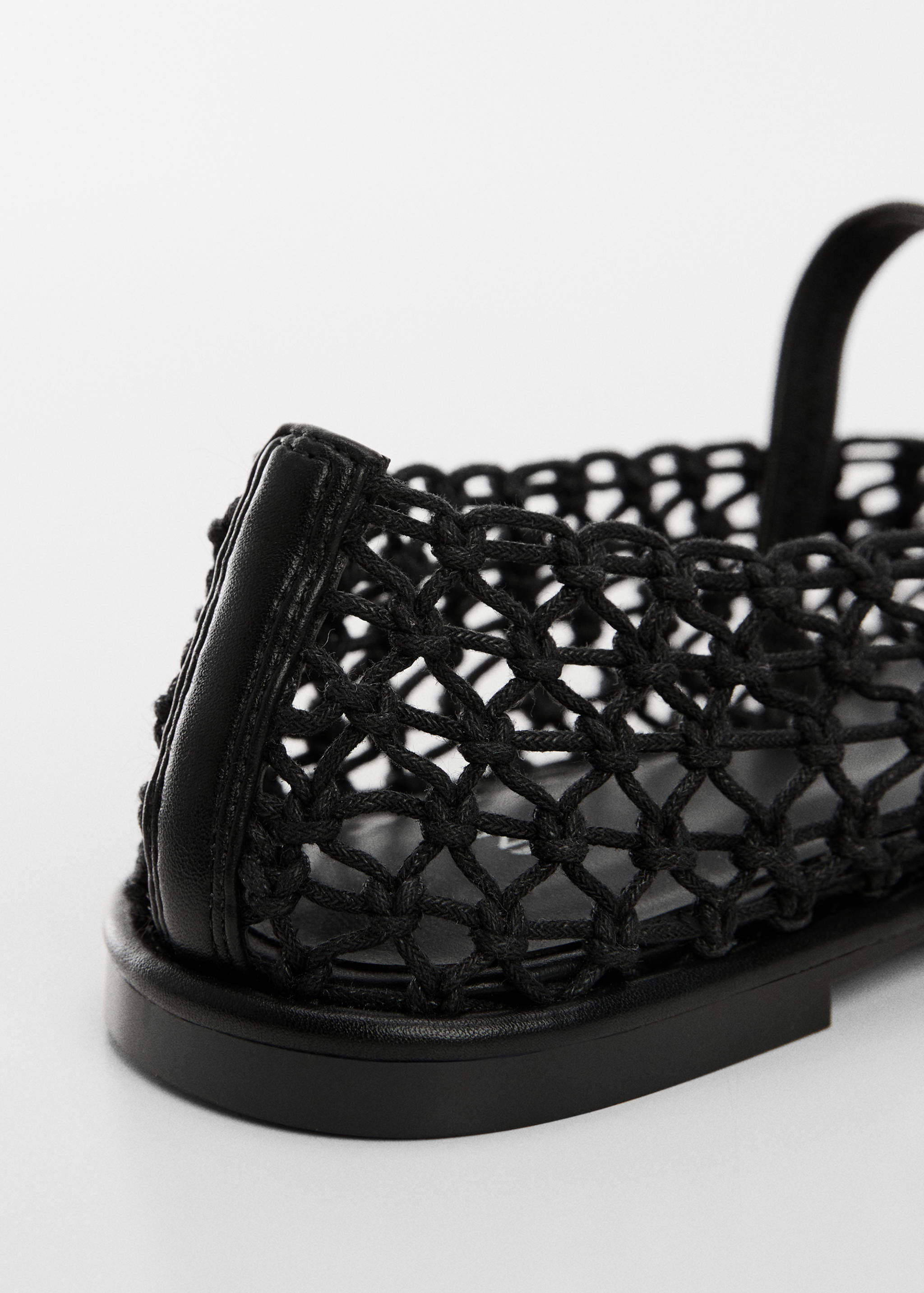 Mrežaste balerinke s remenčićem - Detalji artikla 2