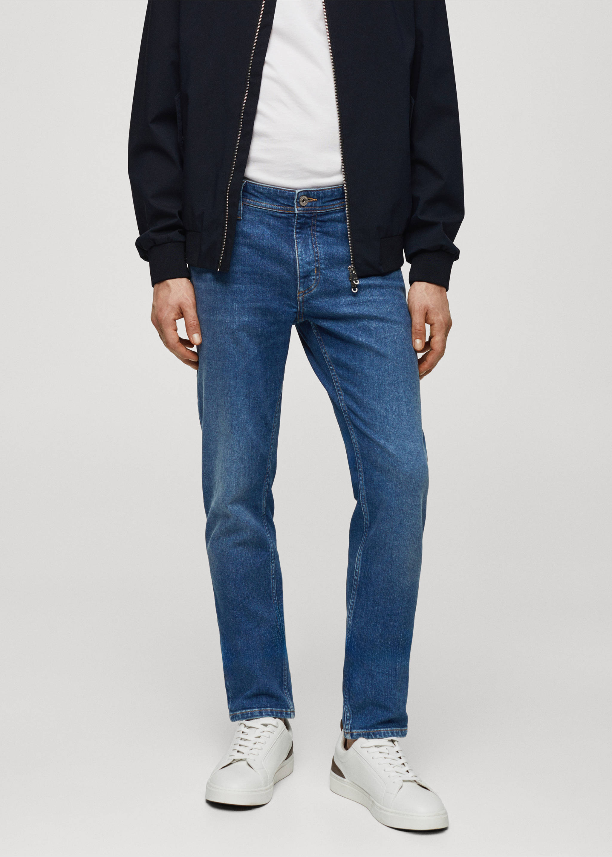Texans Jan slim fit - Pla mig, Blau fosc. Ref: 67050619-00.