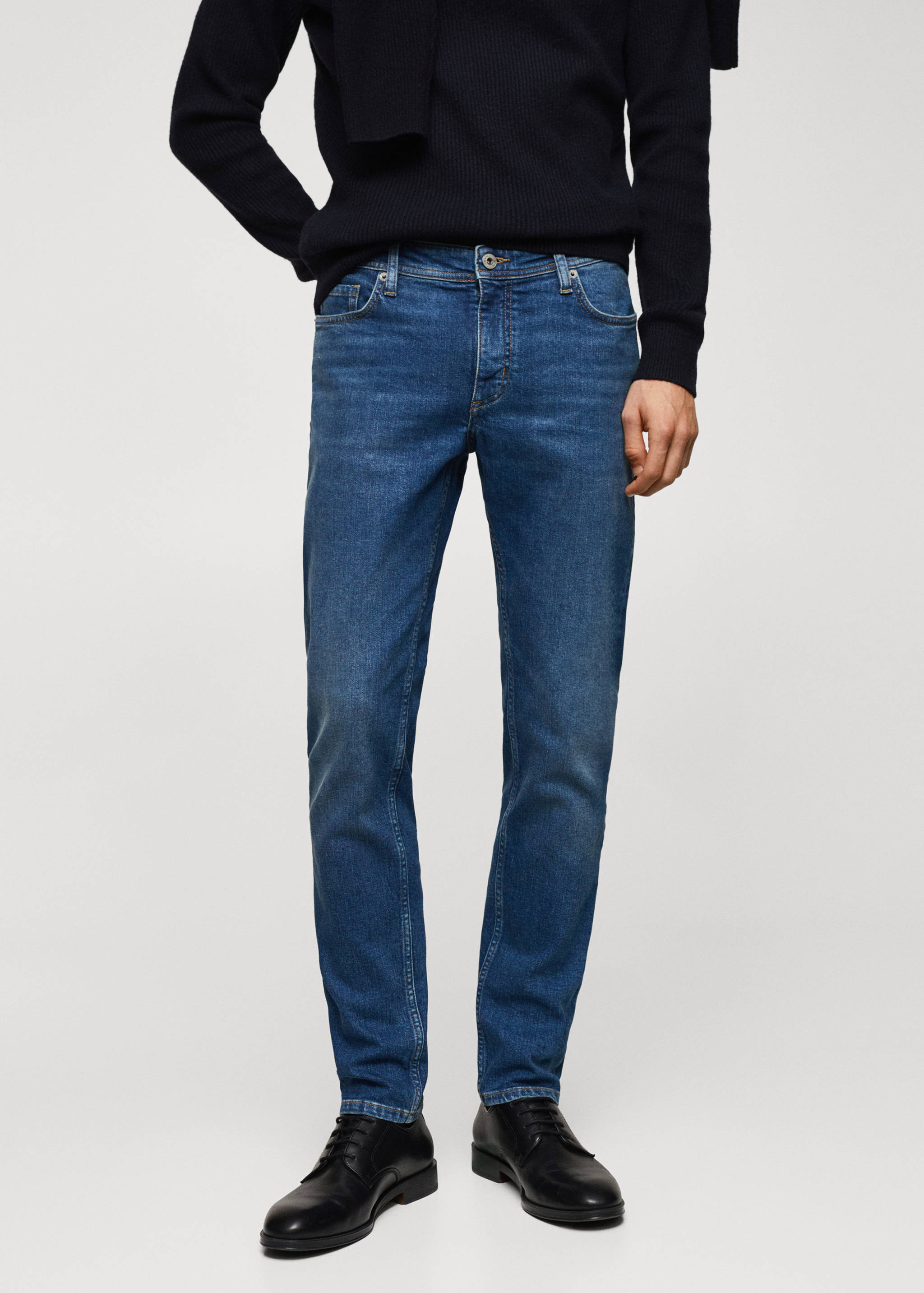 Jan slim-fit jeans - Medium plane