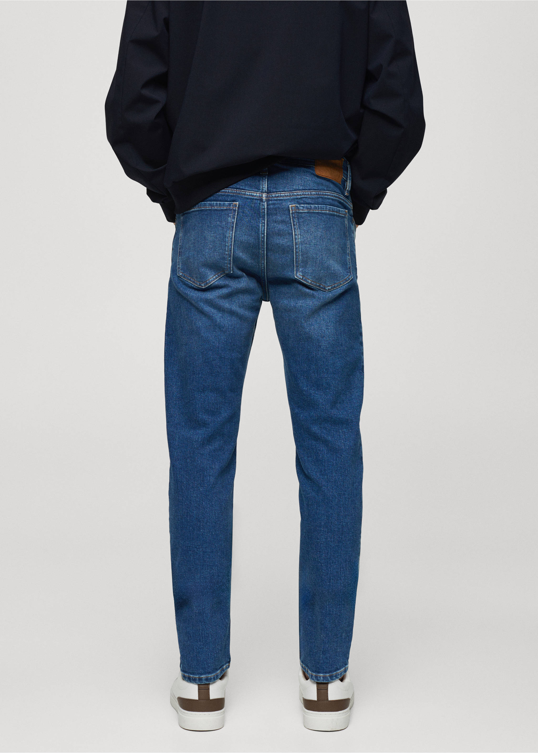 Texans Jan slim fit - Revers de l'article, Blau fosc. Ref: 67050619-00.