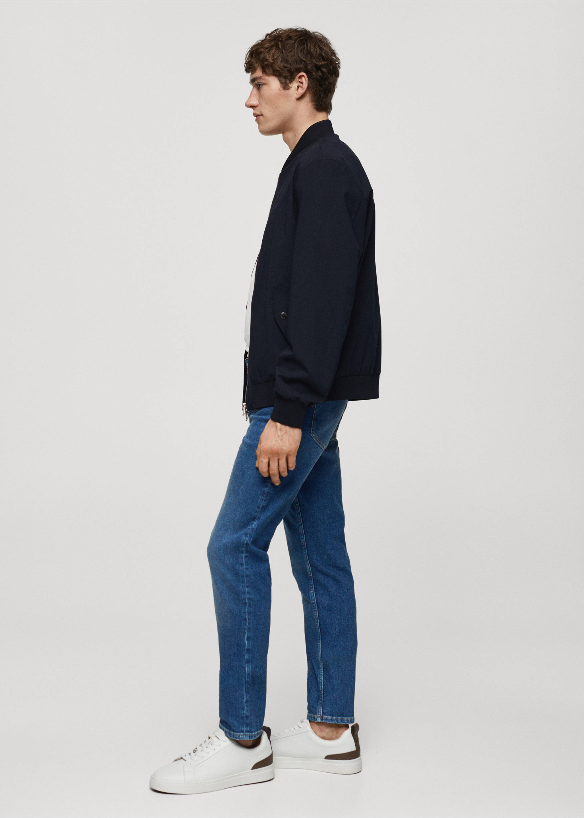 Texans Jan slim fit - Detall de l'article 2, Blau fosc. Ref: 67050619-00.