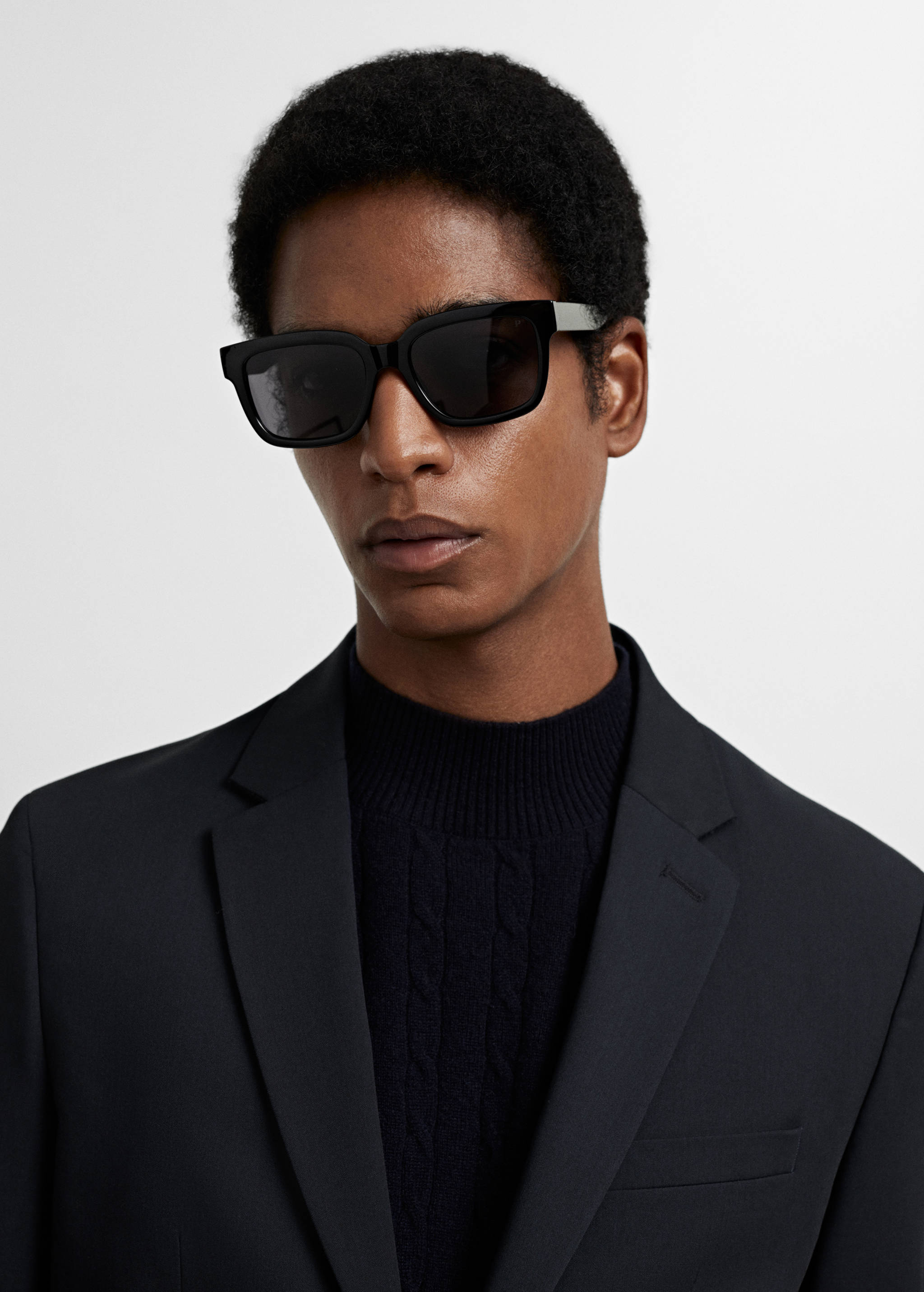 Super slim-fit suit jacket in stretch fabric - Details of the article 1