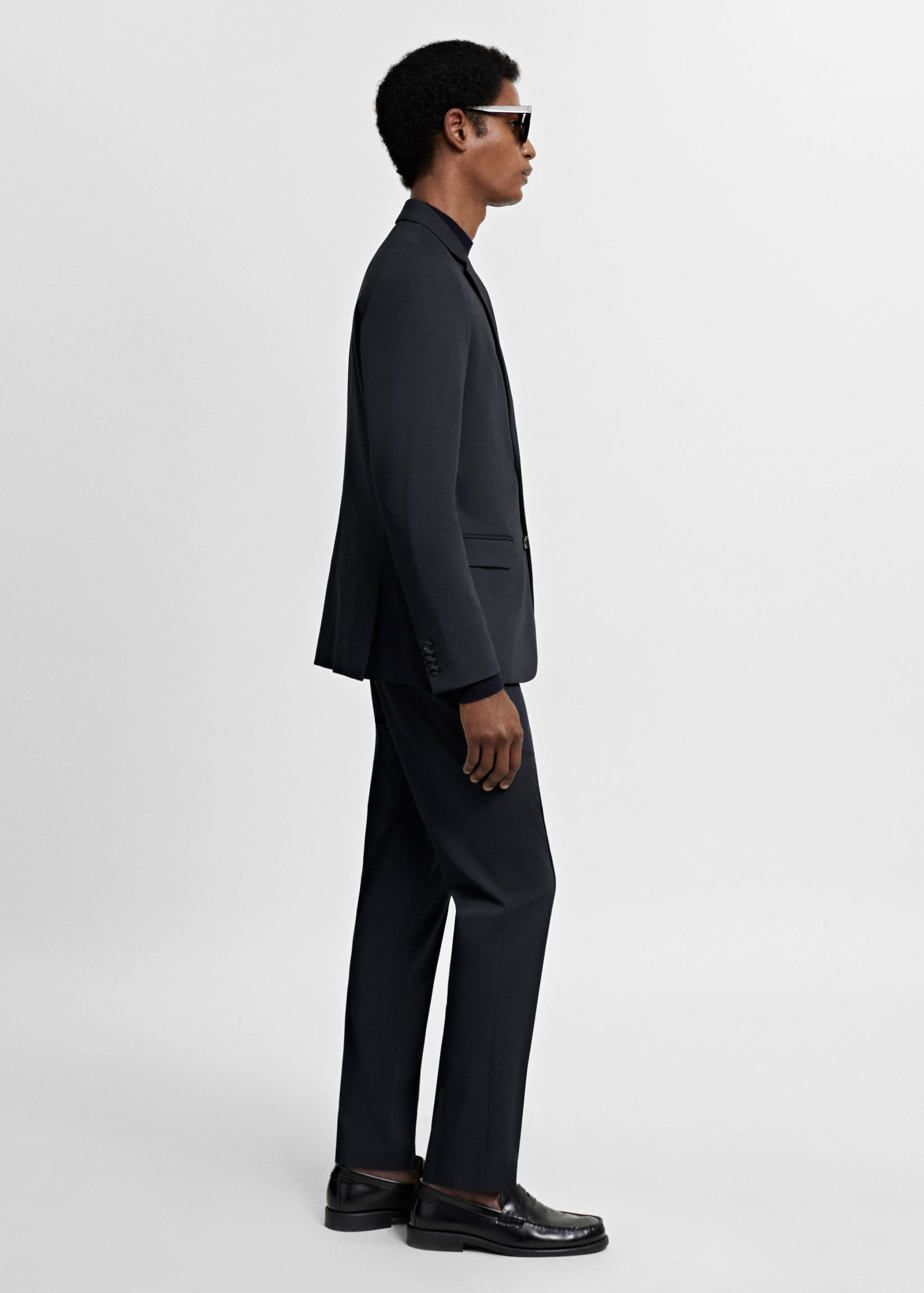 Super slim-fit suit jacket in stretch fabric - Details of the article 2