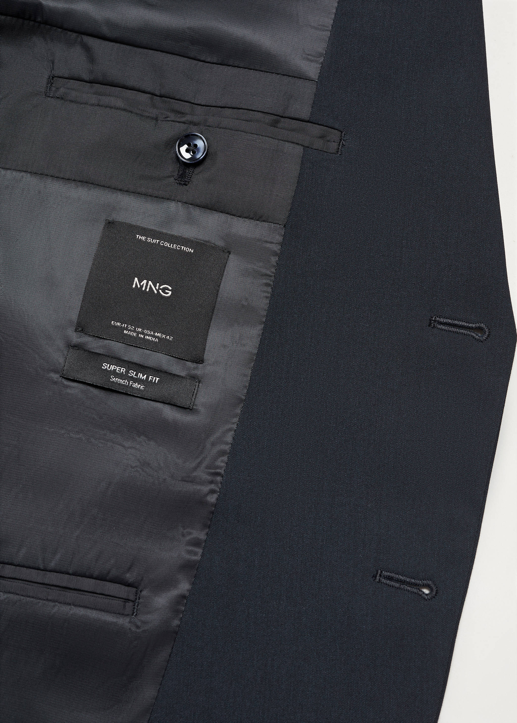 Super slim-fit suit jacket in stretch fabric - Details of the article 8