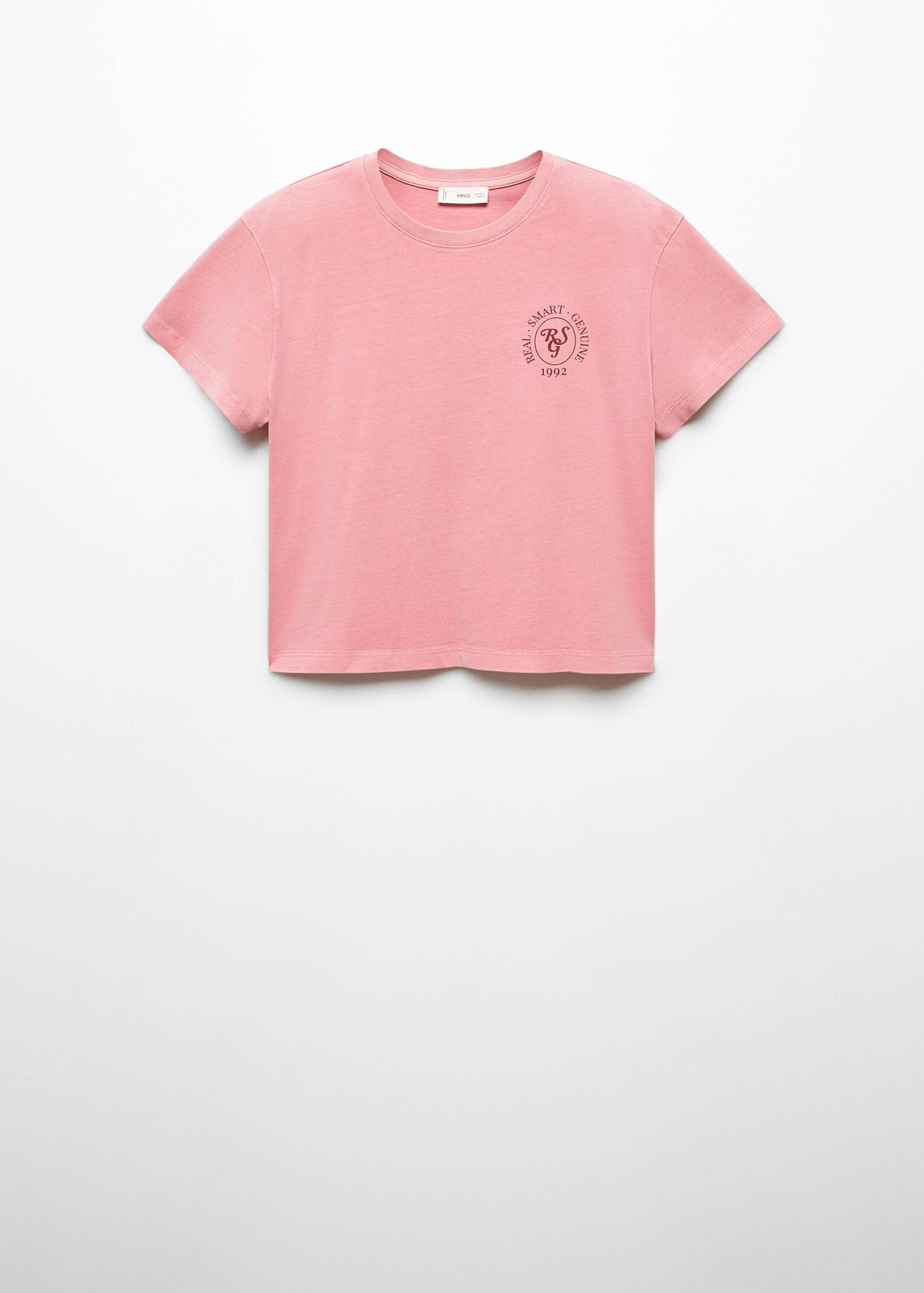 Printed cropped t-shirt - Article without model