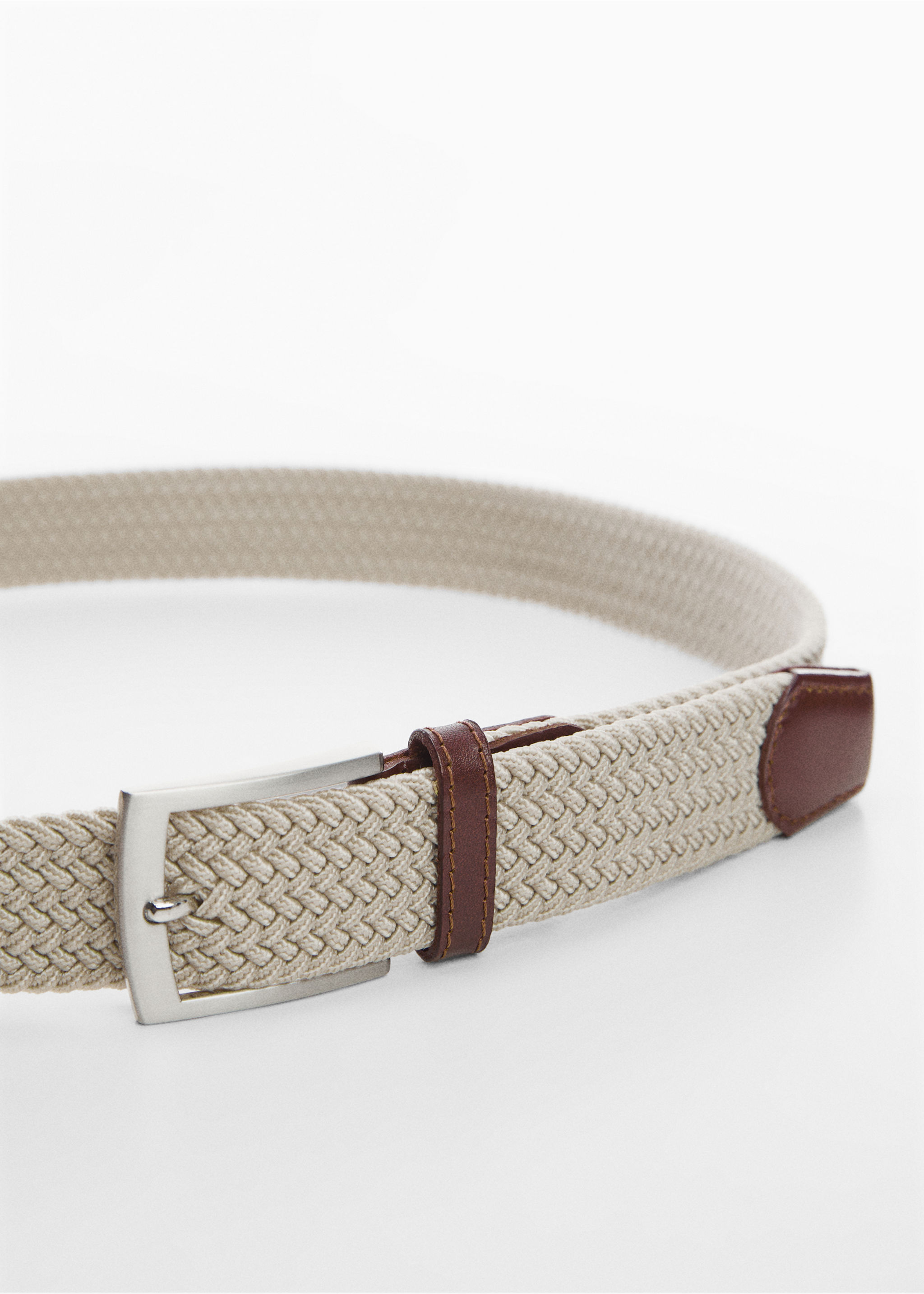 Braided elastic belt - Medium plane