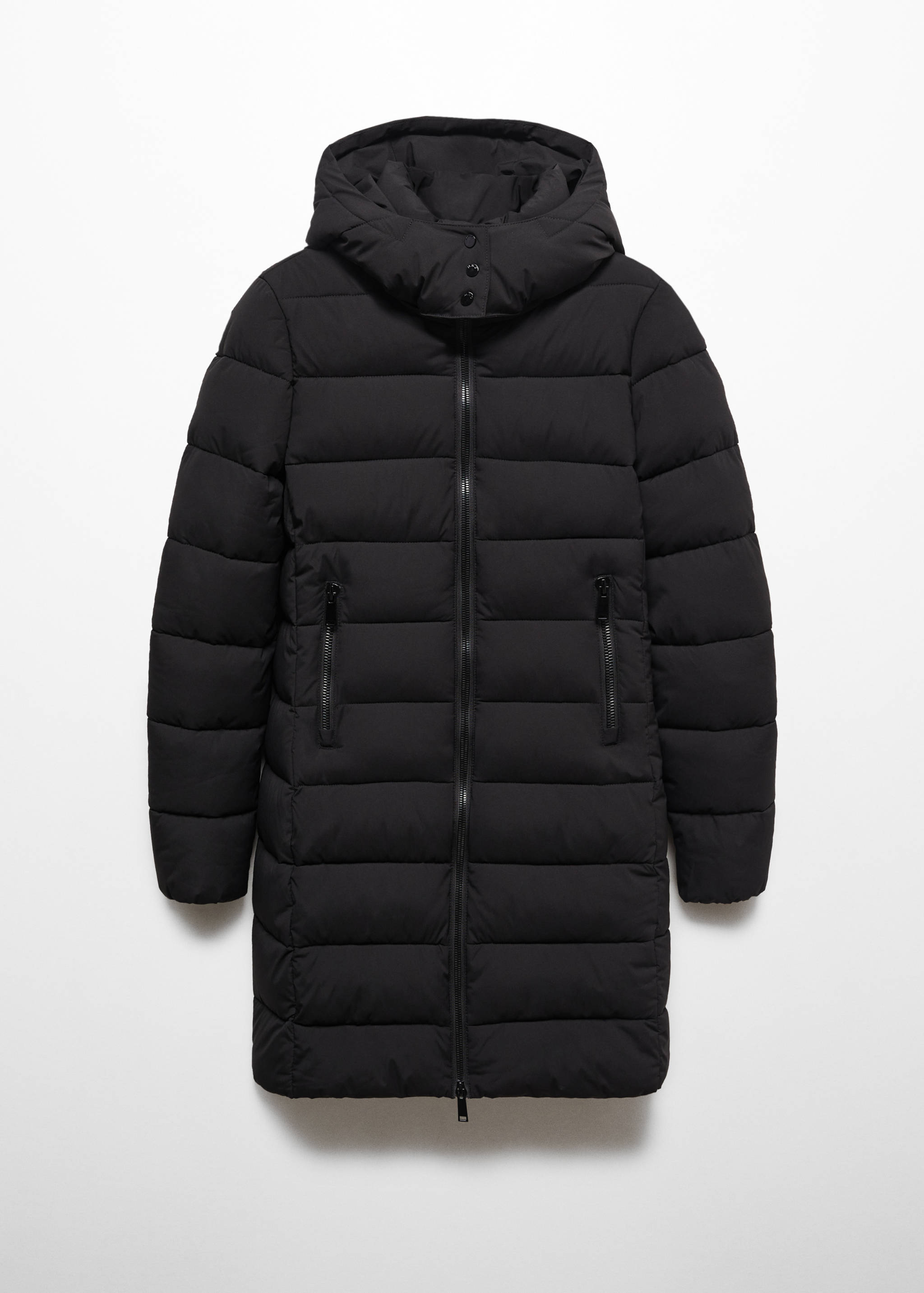 Hood puffer coat - Article without model