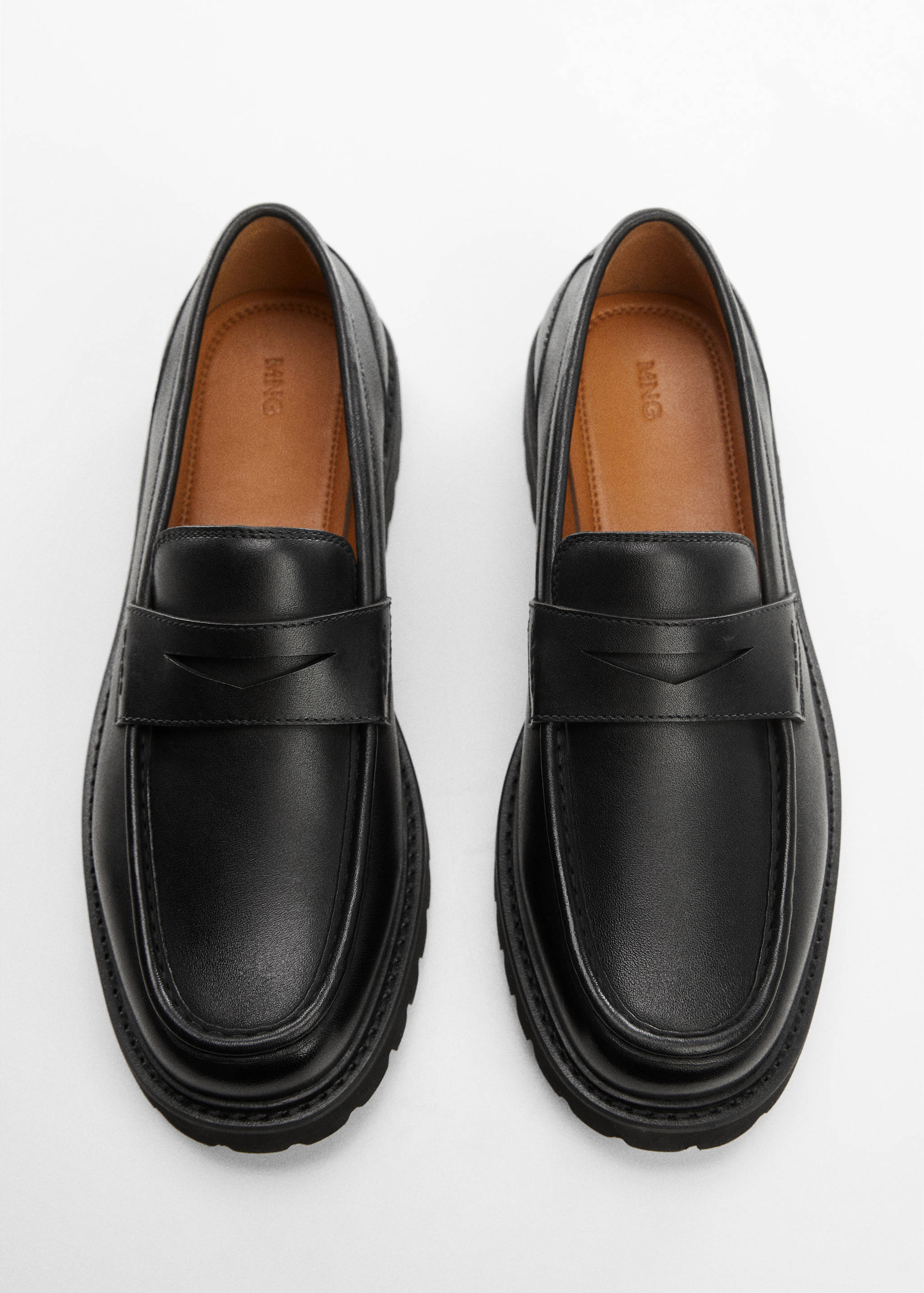 Leren mocassins met trackzolen - Detail van het artikel 3