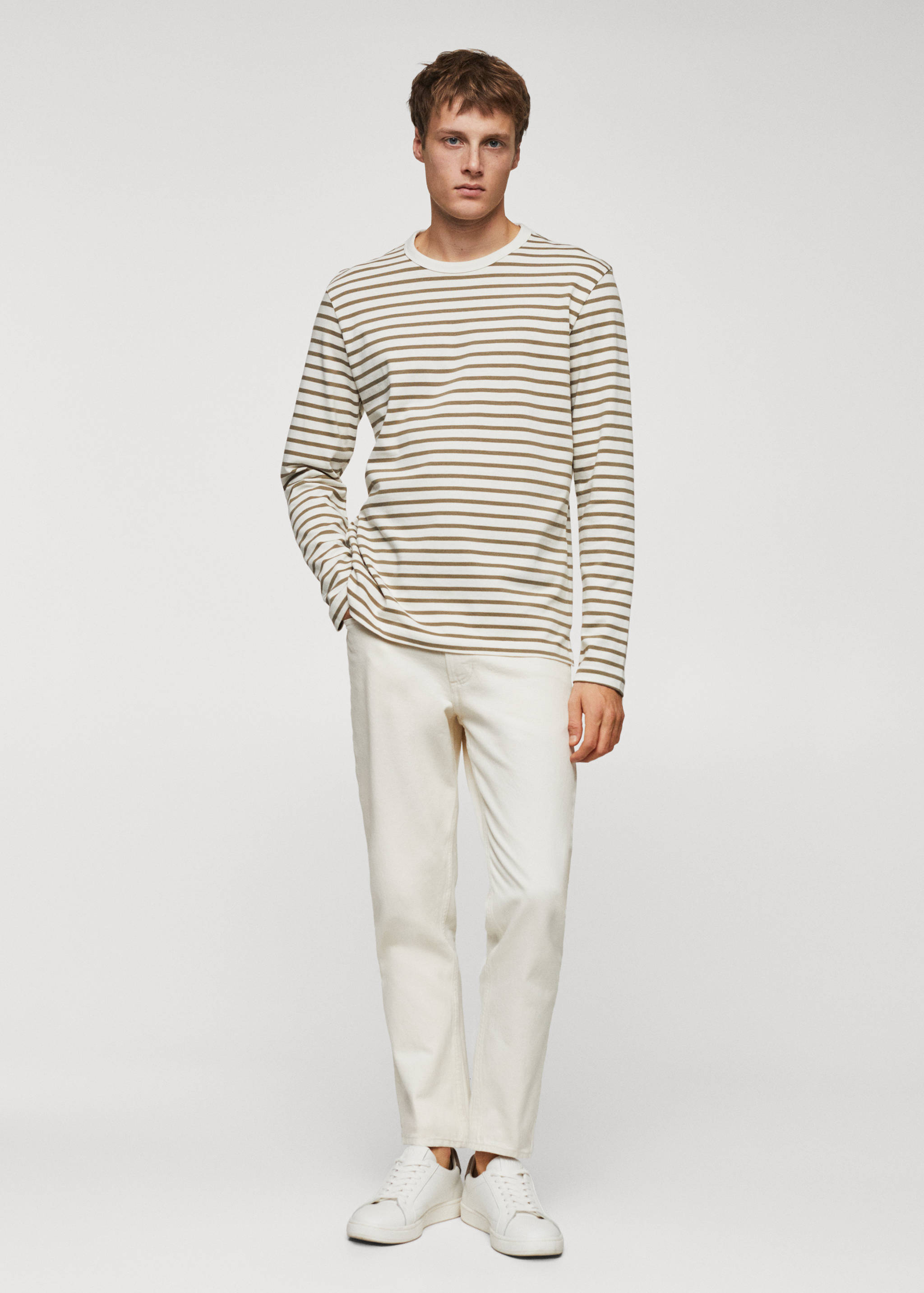 Striped long sleeves t-shirt - General plane