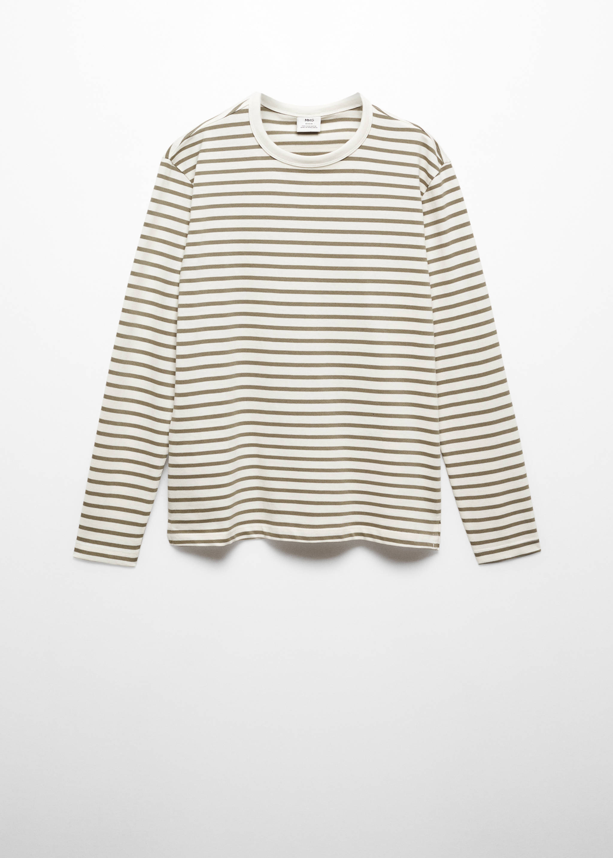 Striped long sleeves t-shirt - Article without model