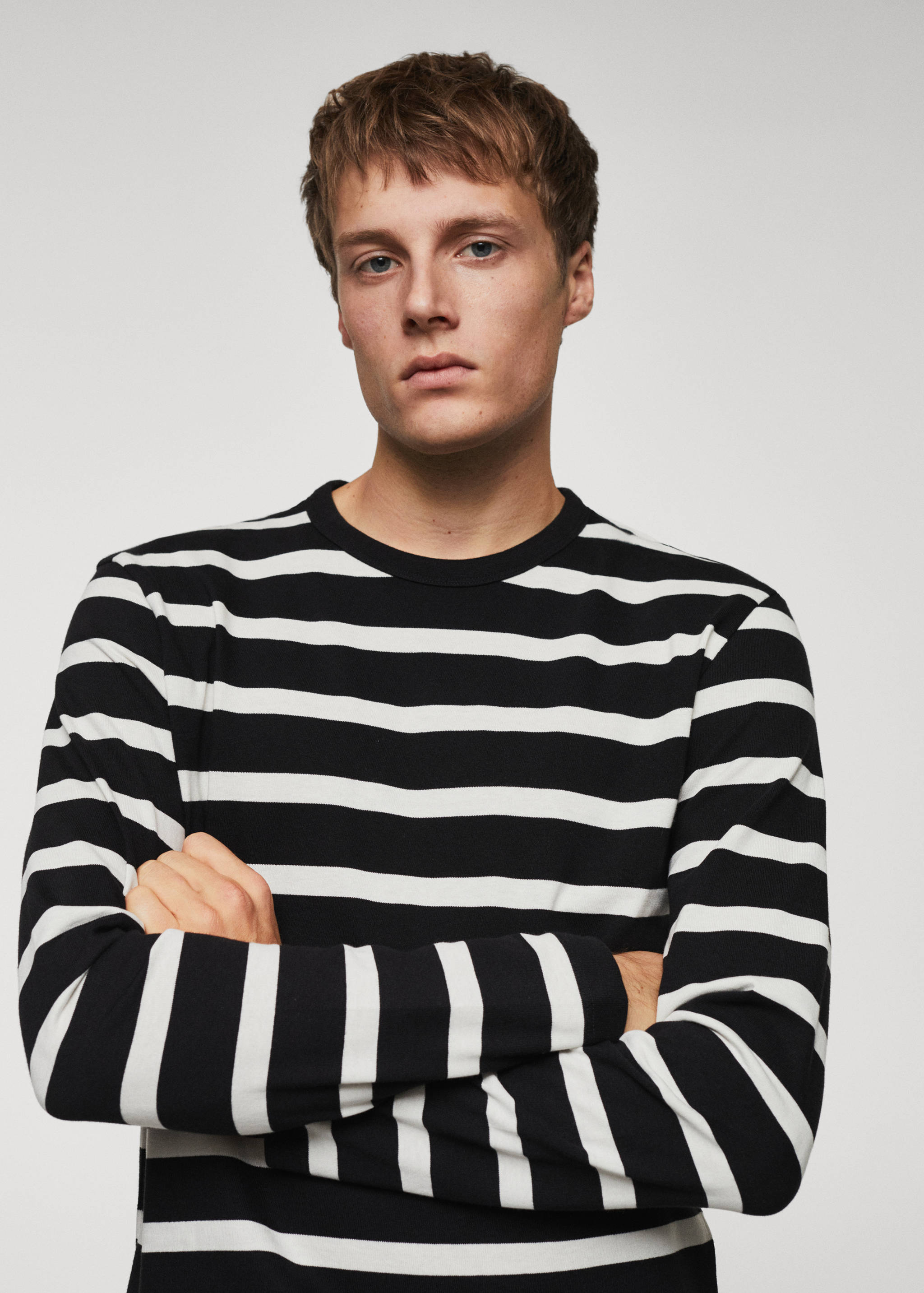 Striped long sleeves t-shirt - Details of the article 1