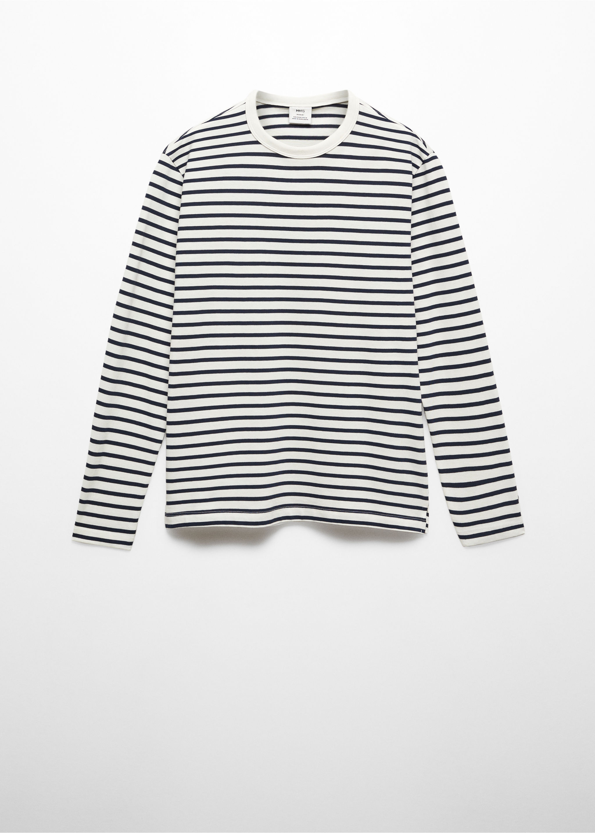 Striped long sleeves t-shirt - Article without model