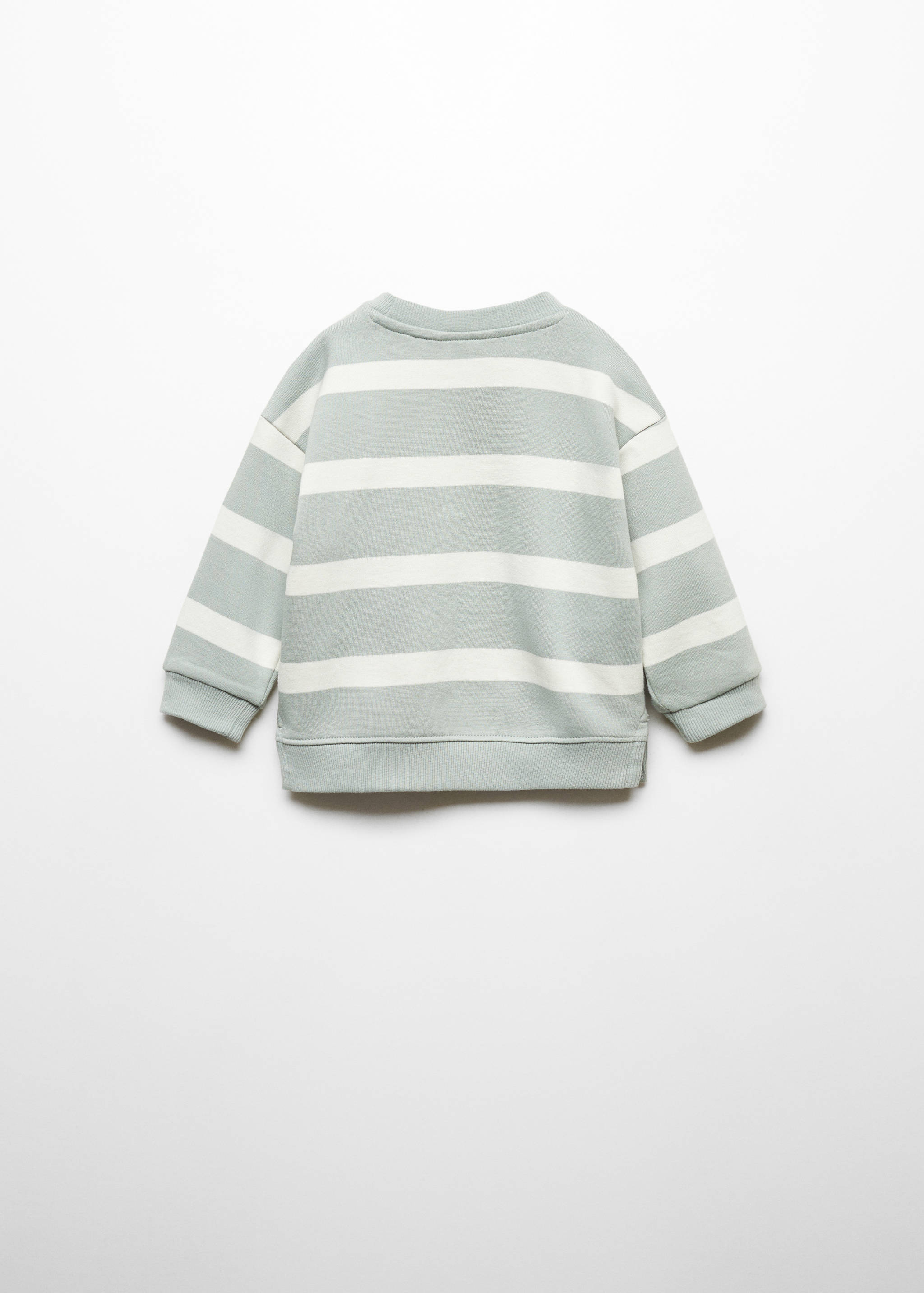 Striped cotton-blend sweatshirt - Reverse of the article