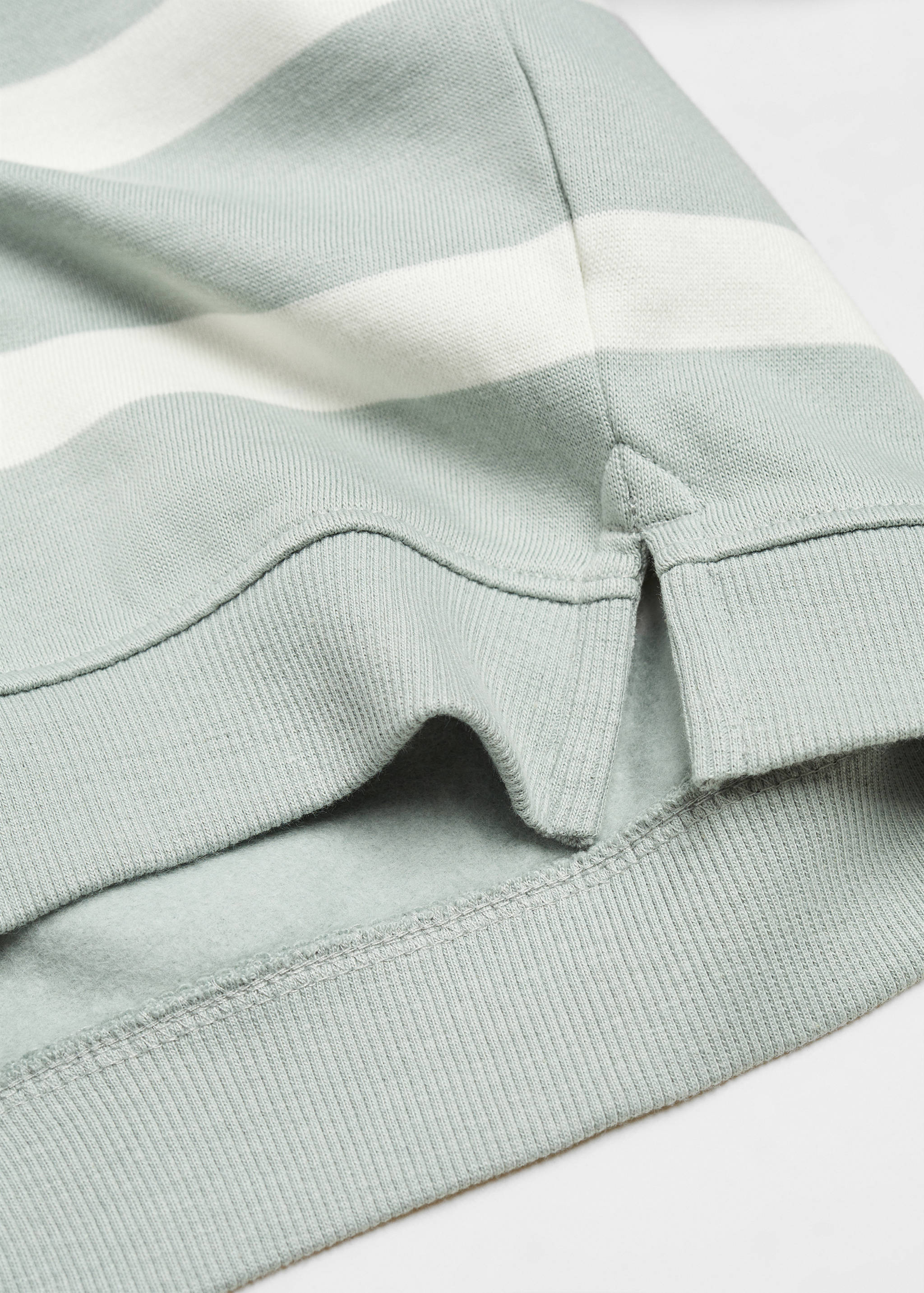 Striped cotton-blend sweatshirt - Details of the article 8