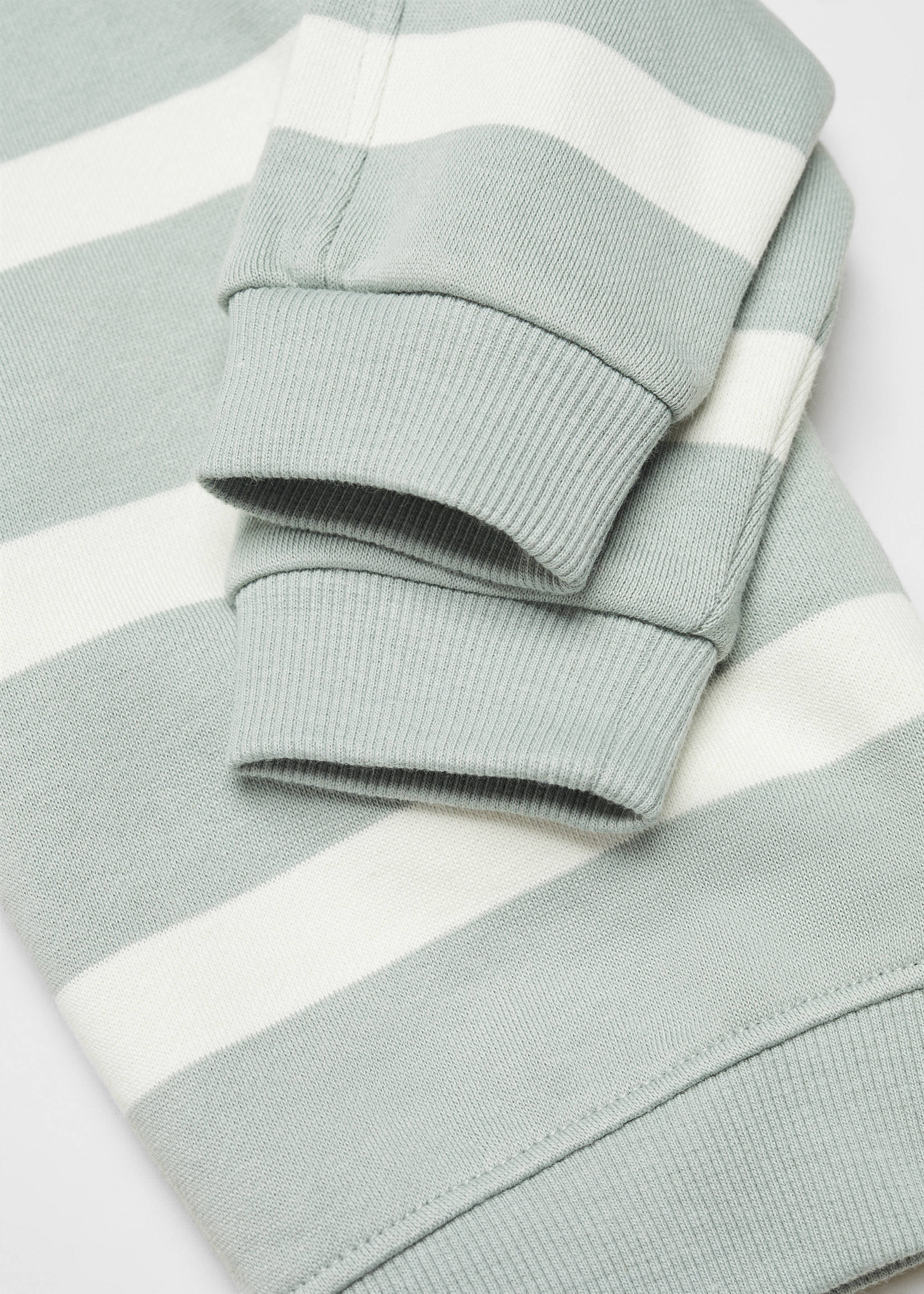 Striped cotton-blend sweatshirt - Details of the article 0