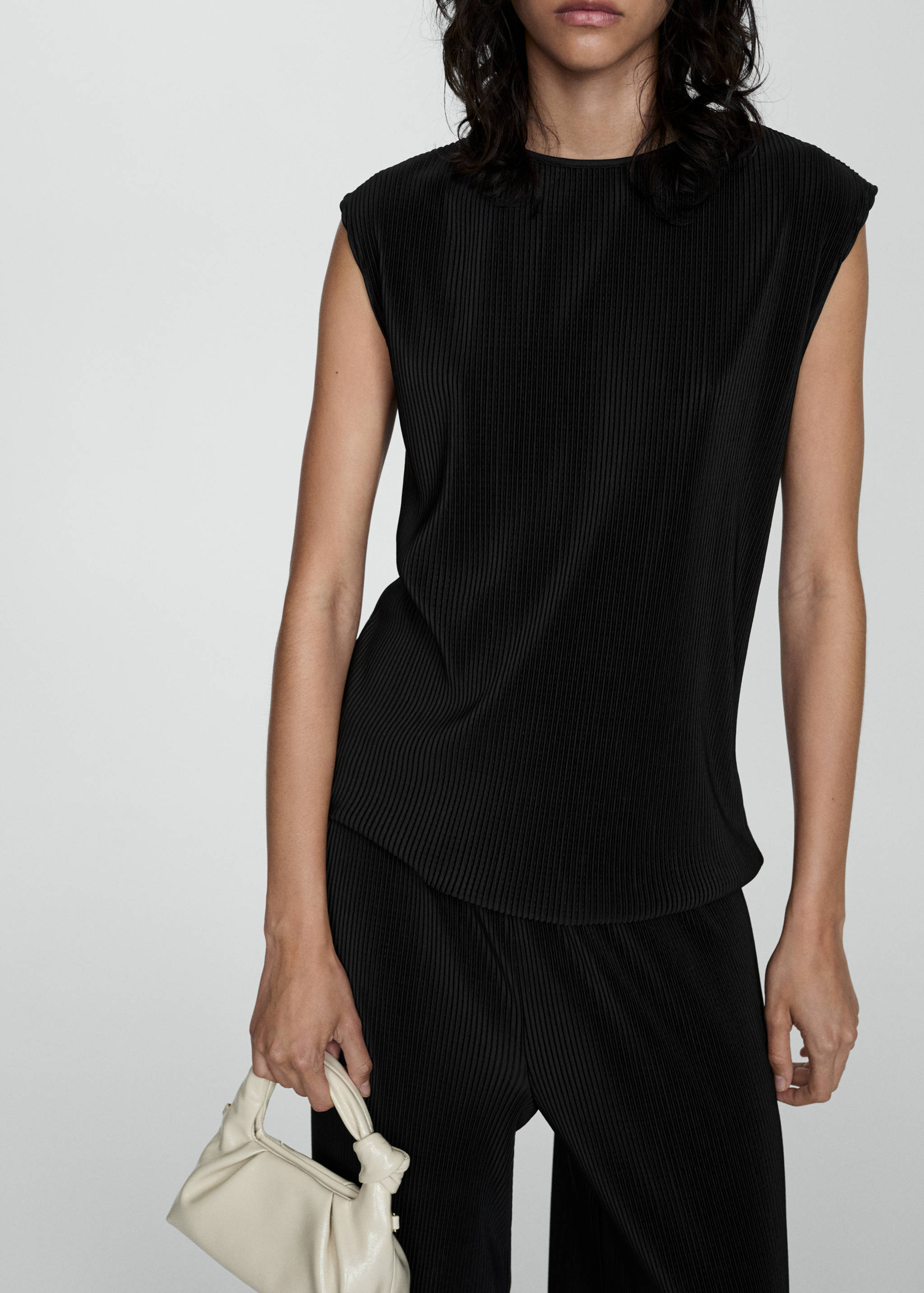 Pantalón palazzo plisado - Detalle del artículo 6