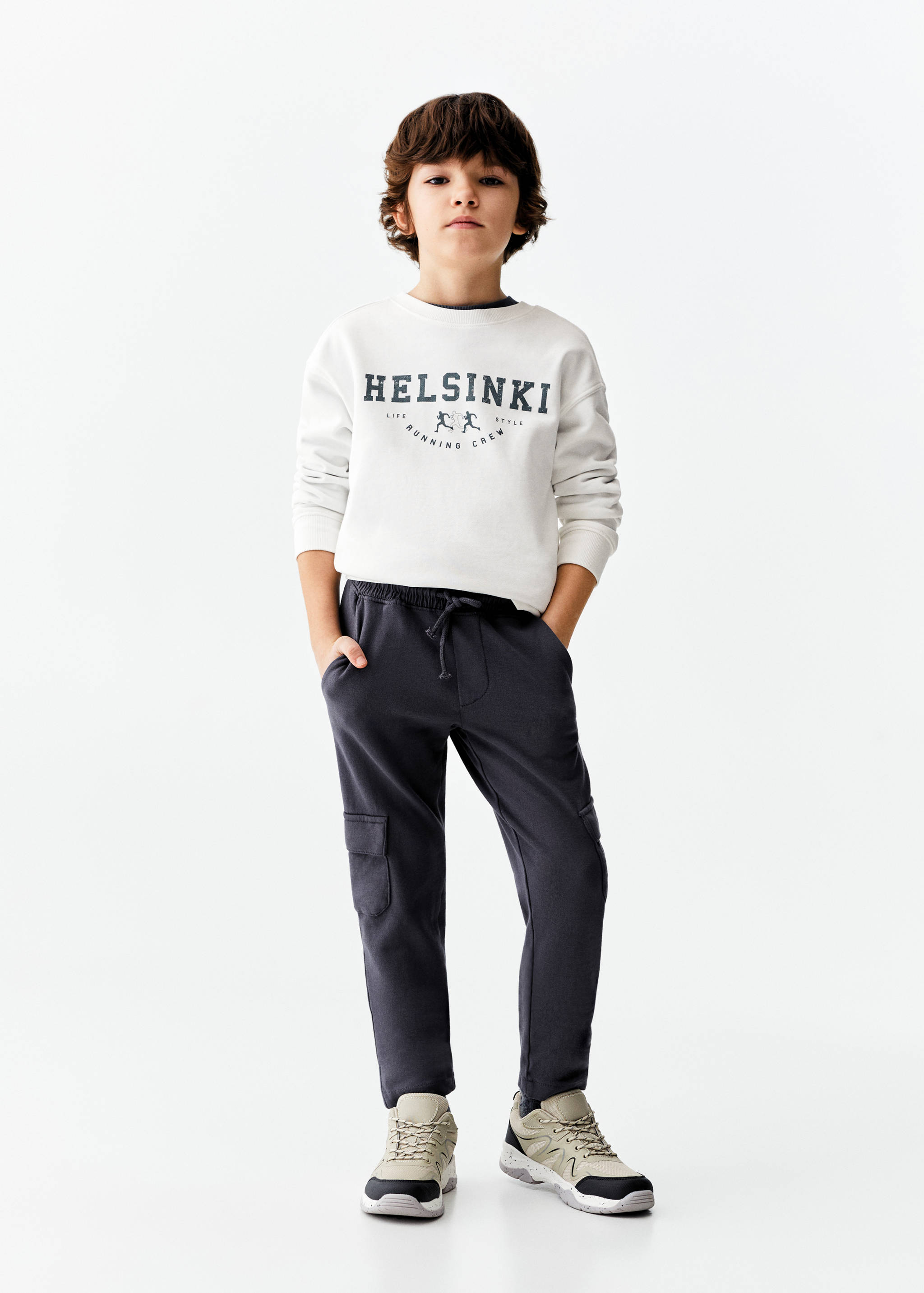 Jogger-Hose aus Baumwolle - Allgemeine Ansicht