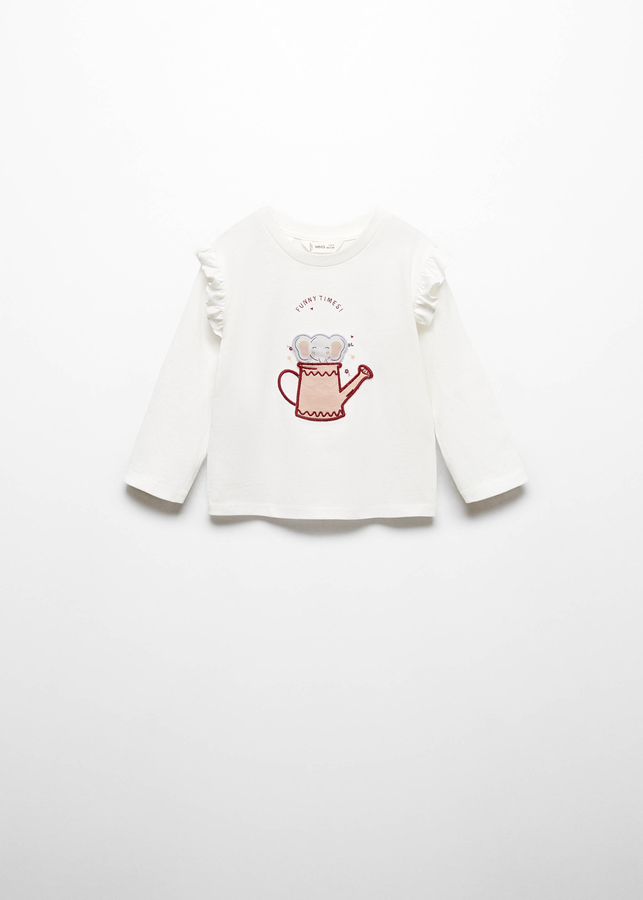 Langärmliges Print-T-Shirt - Artikel ohne Model