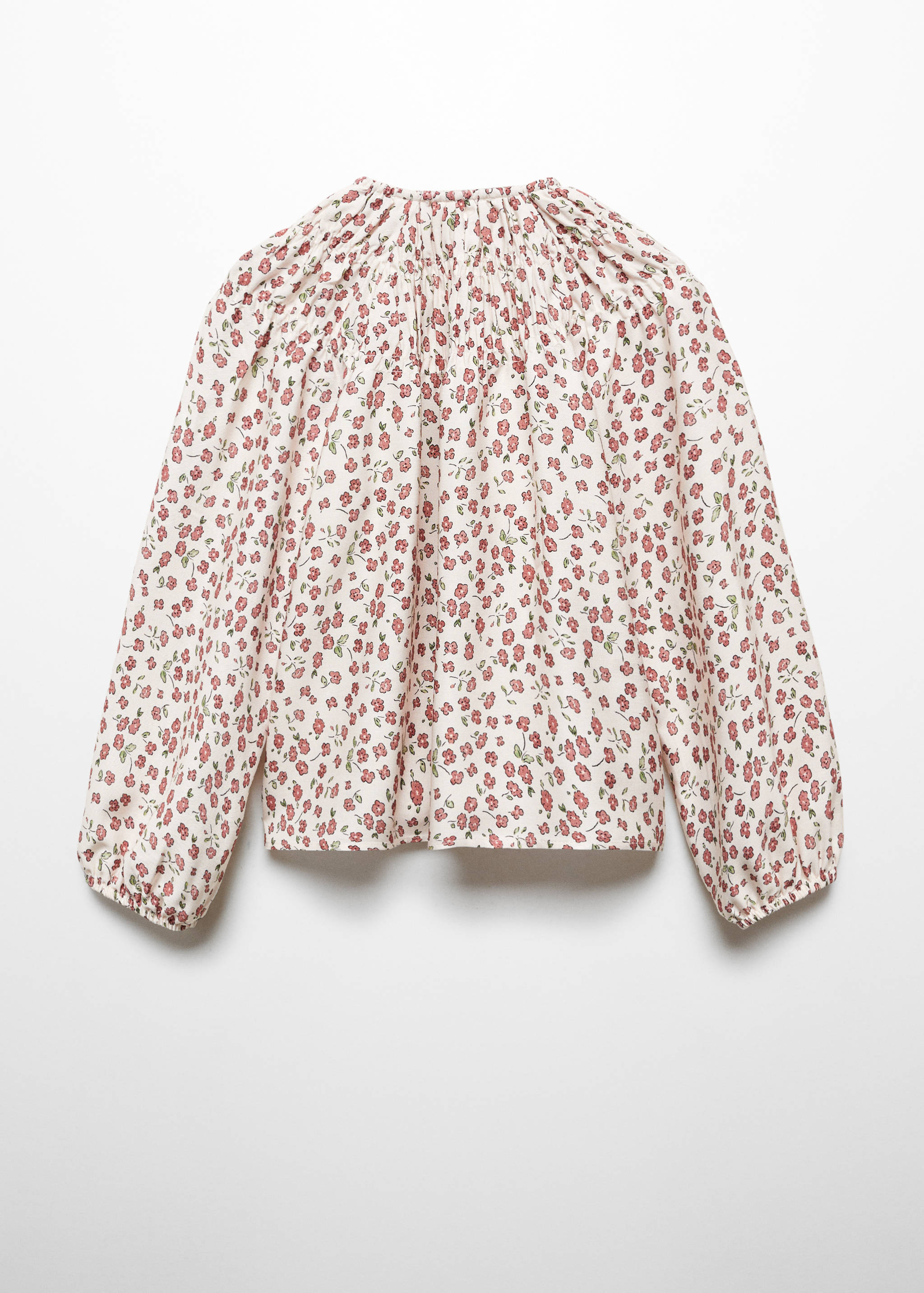Floral print blouse - Reverse of the article