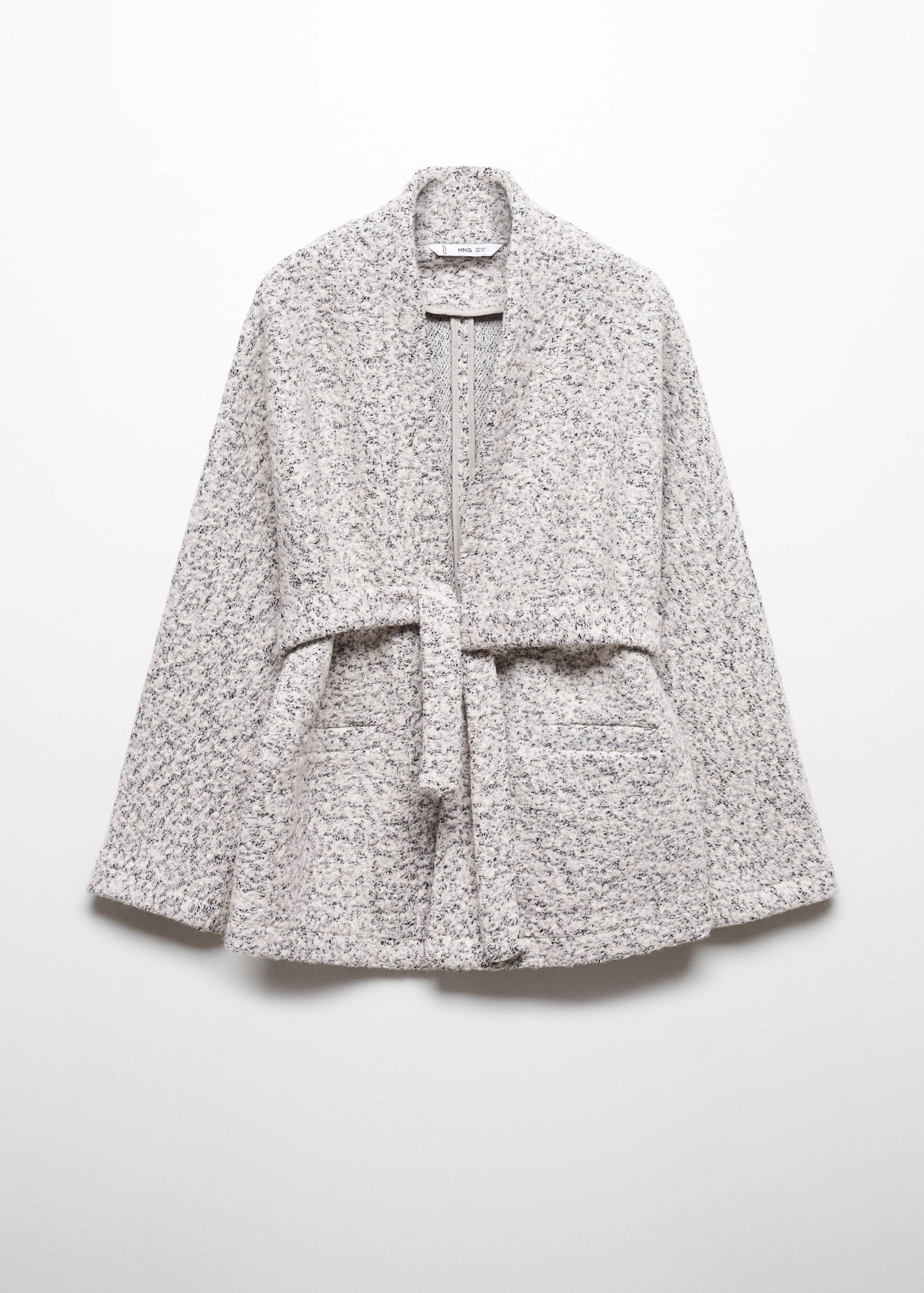 Wool-blend jacket with belt - Article without model