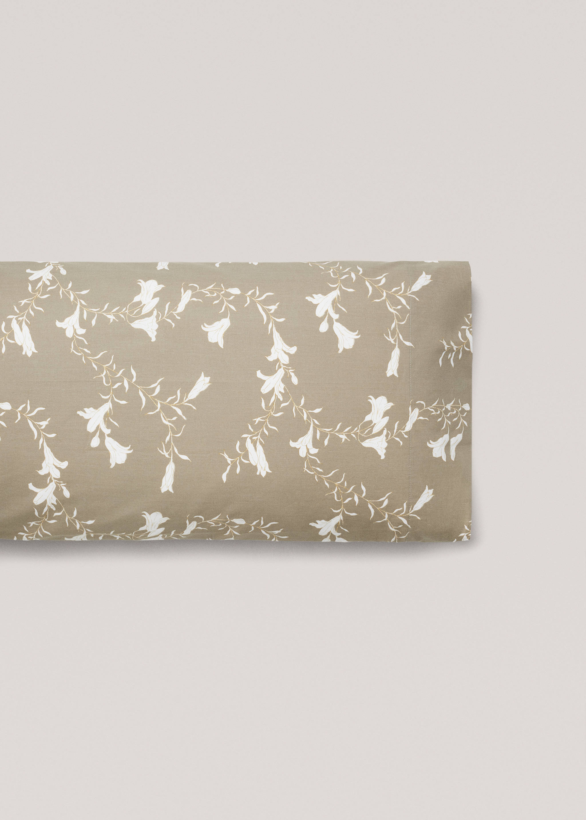 Kontrastblommigt örngott 45x110 cm - Artikel utan modell