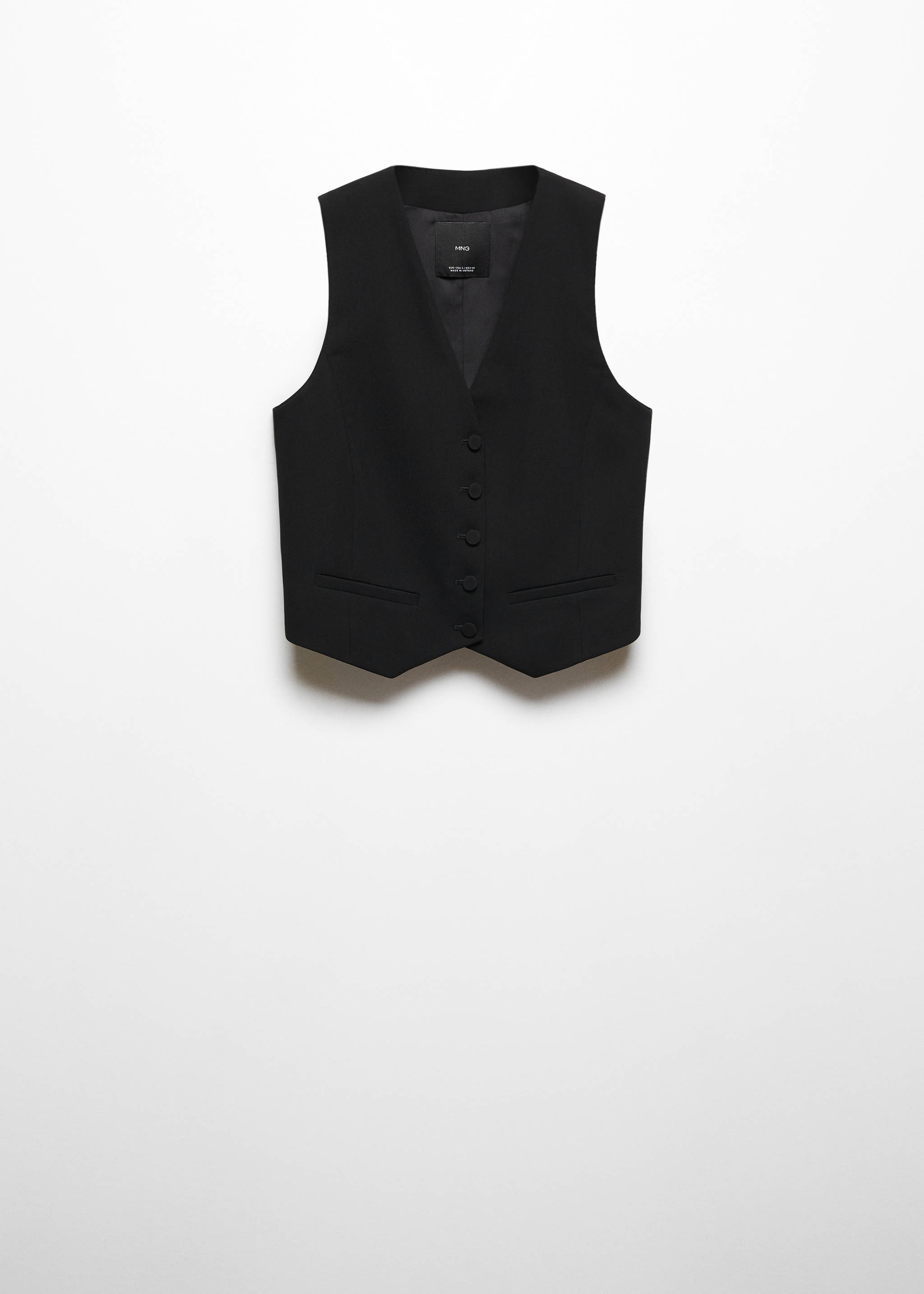 Suit waistcoat with buttons - Article without model