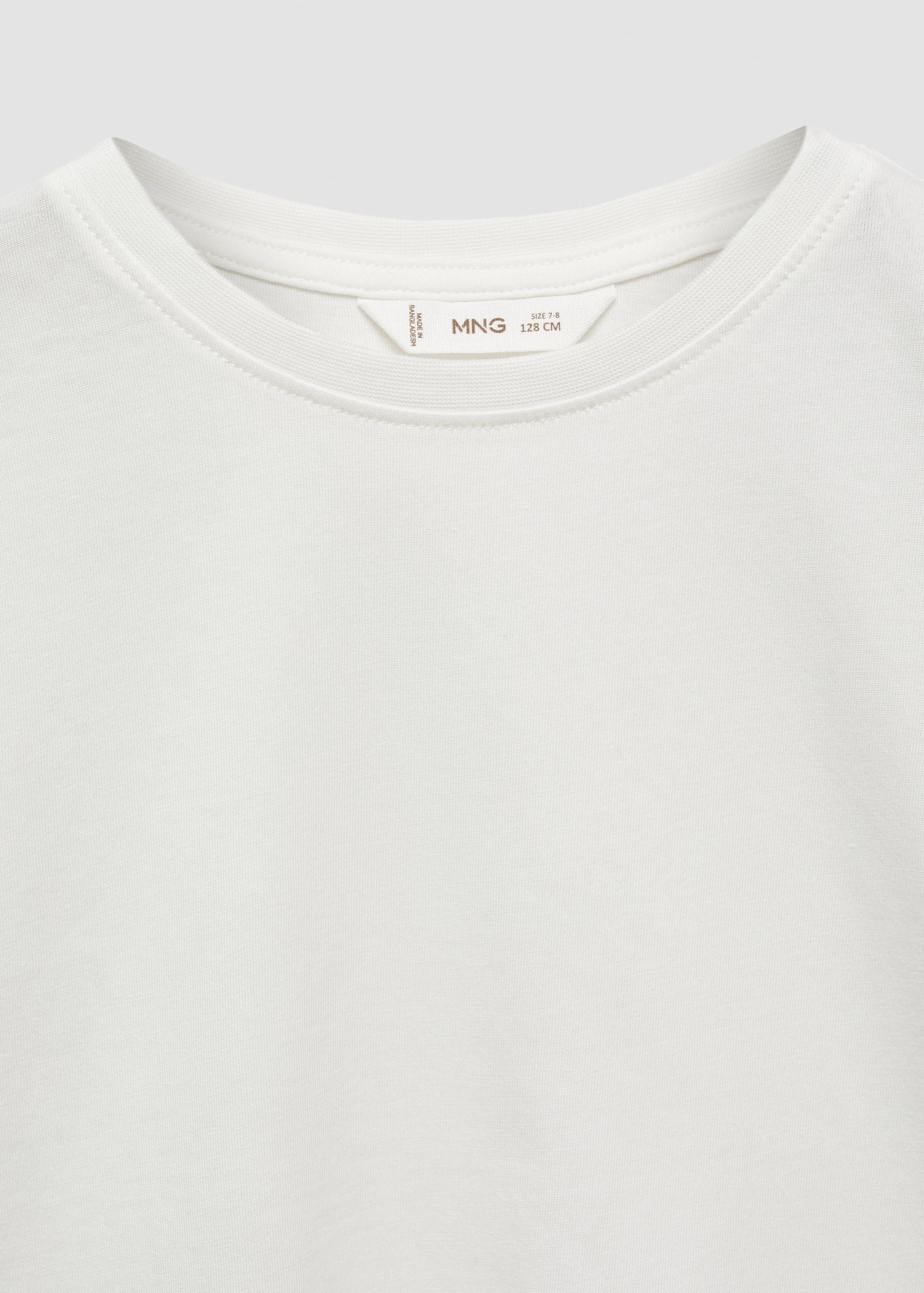 Long sleeve cotton t-shirt - Details of the article 8