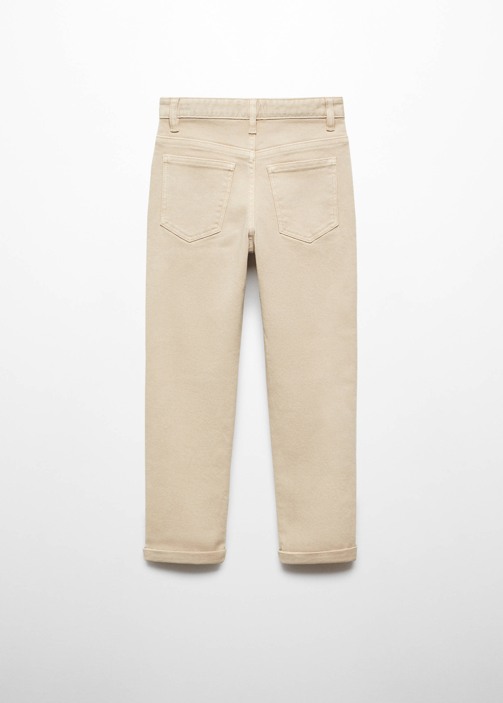 Pantalon droit coton - Verso de l’article