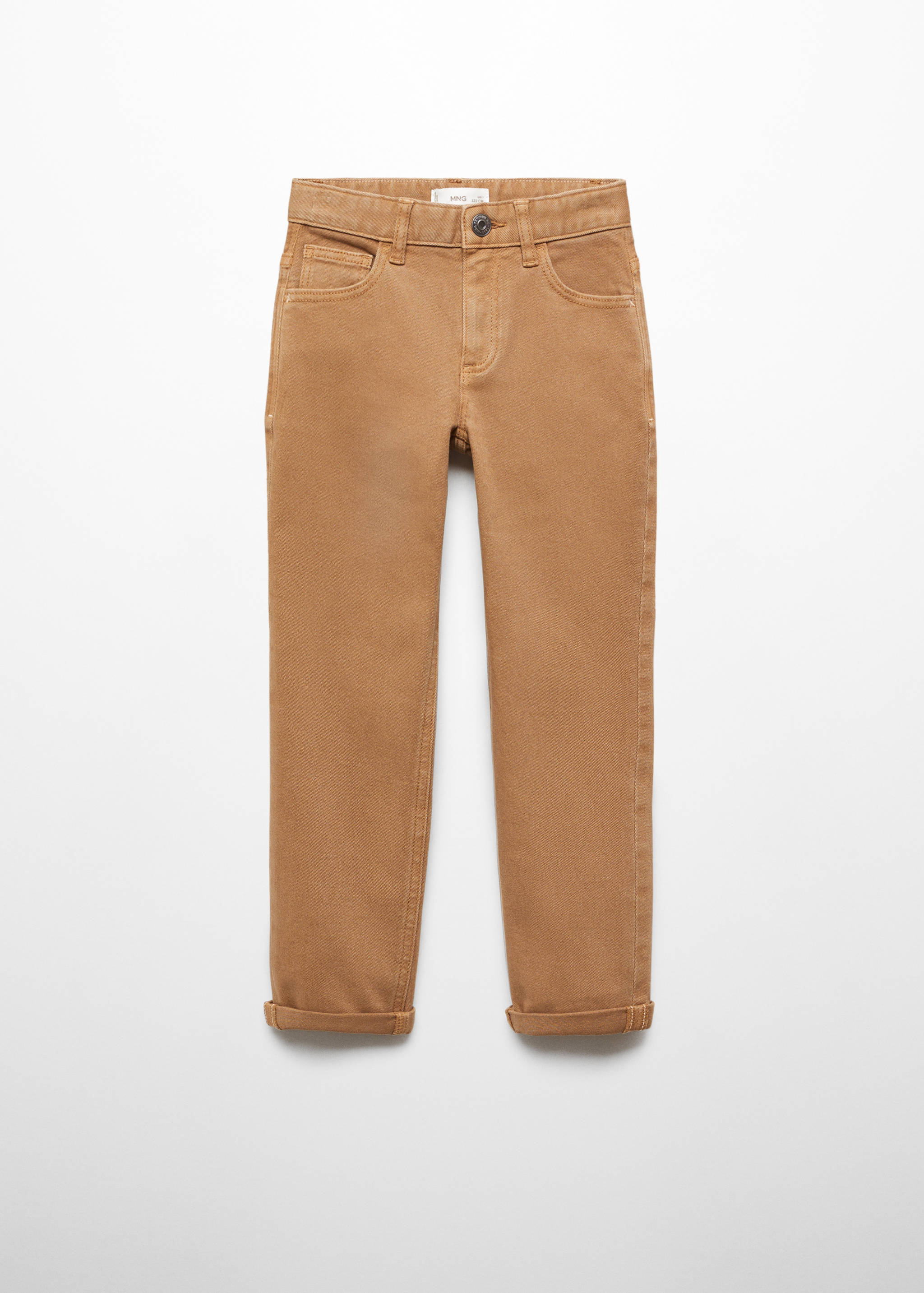 Pantalons rectes cotó - Article sense model