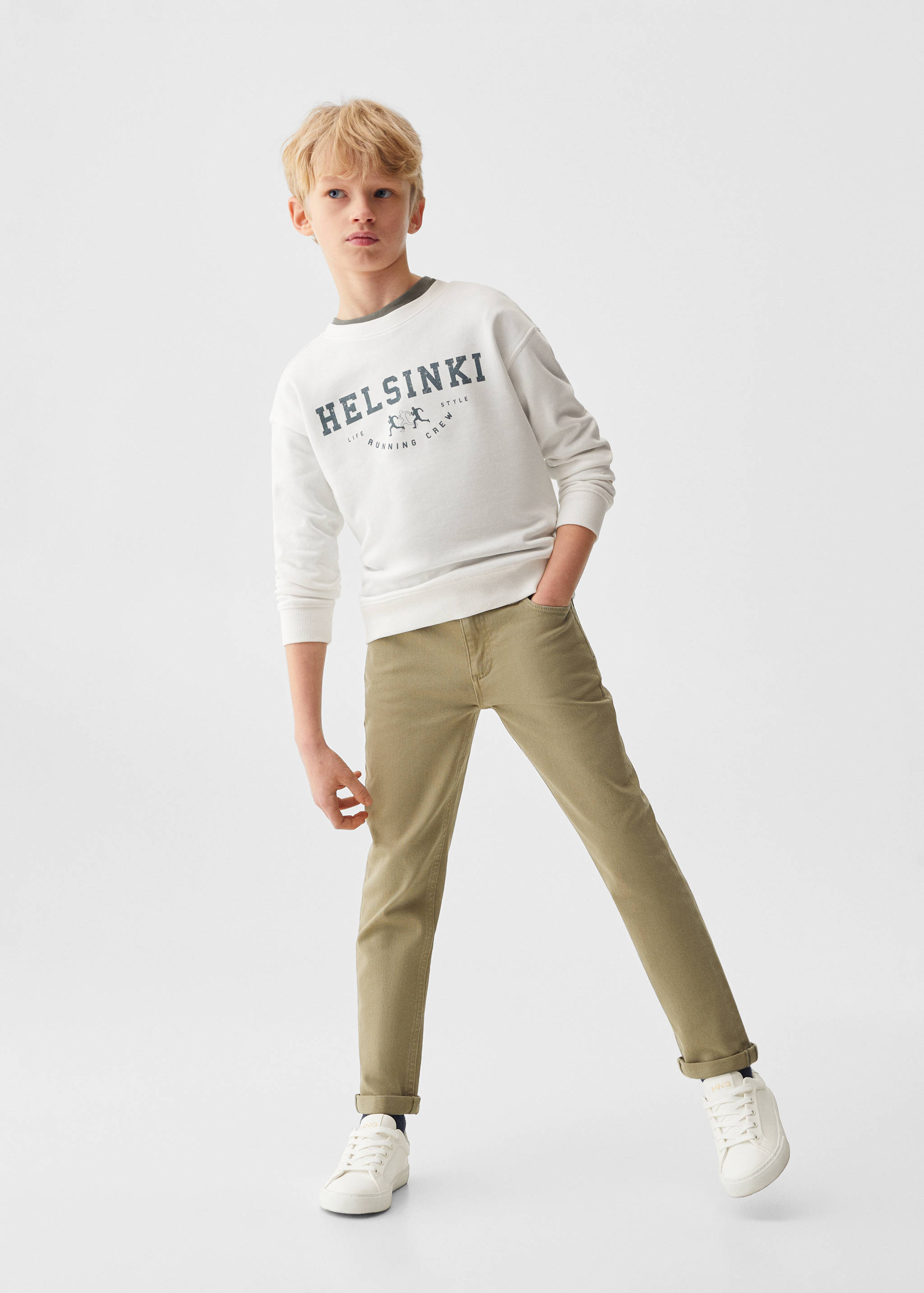 Pantalon droit coton - Plan général