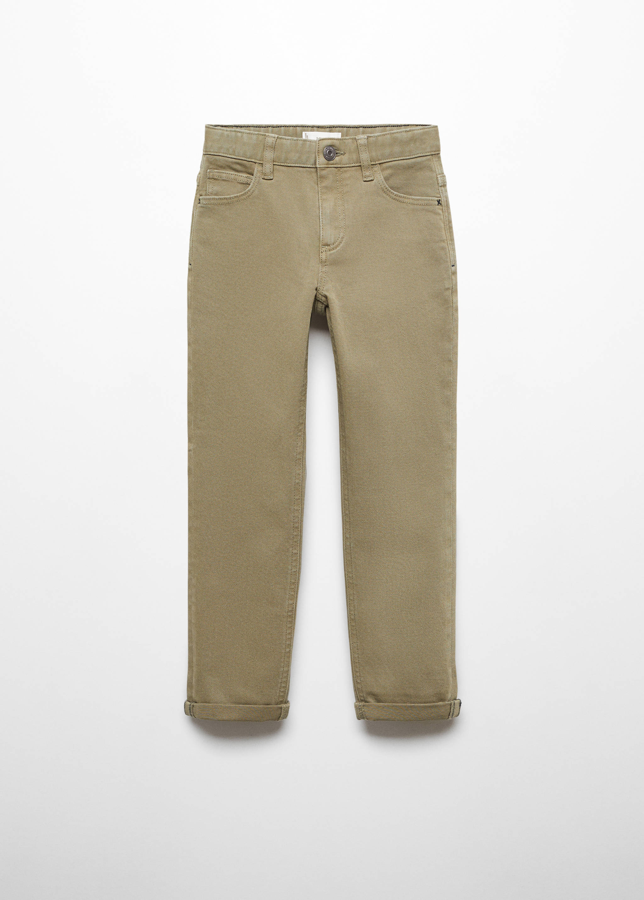 Pantalons rectes cotó - Article sense model