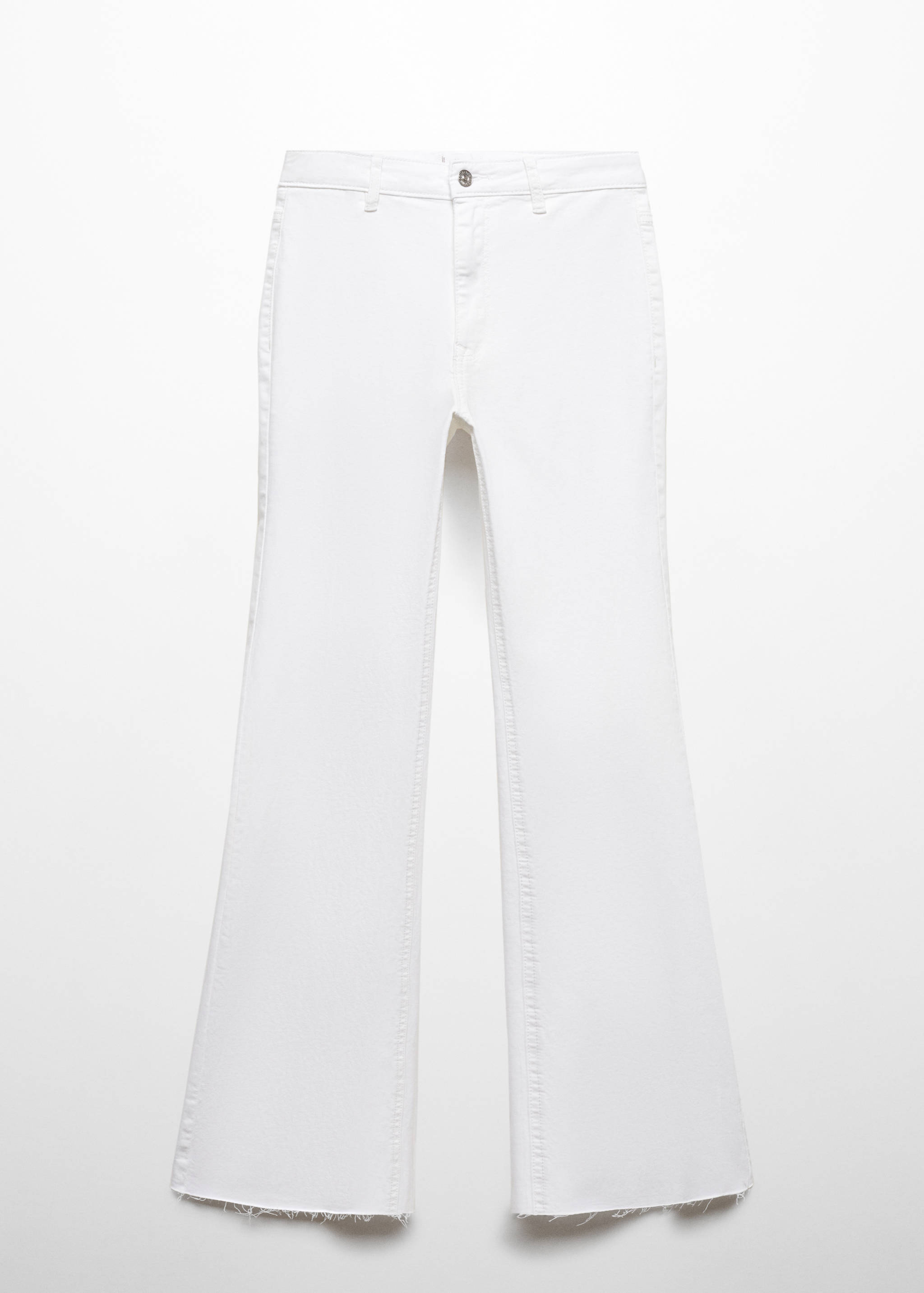 Flared jeans with opening - Article without model