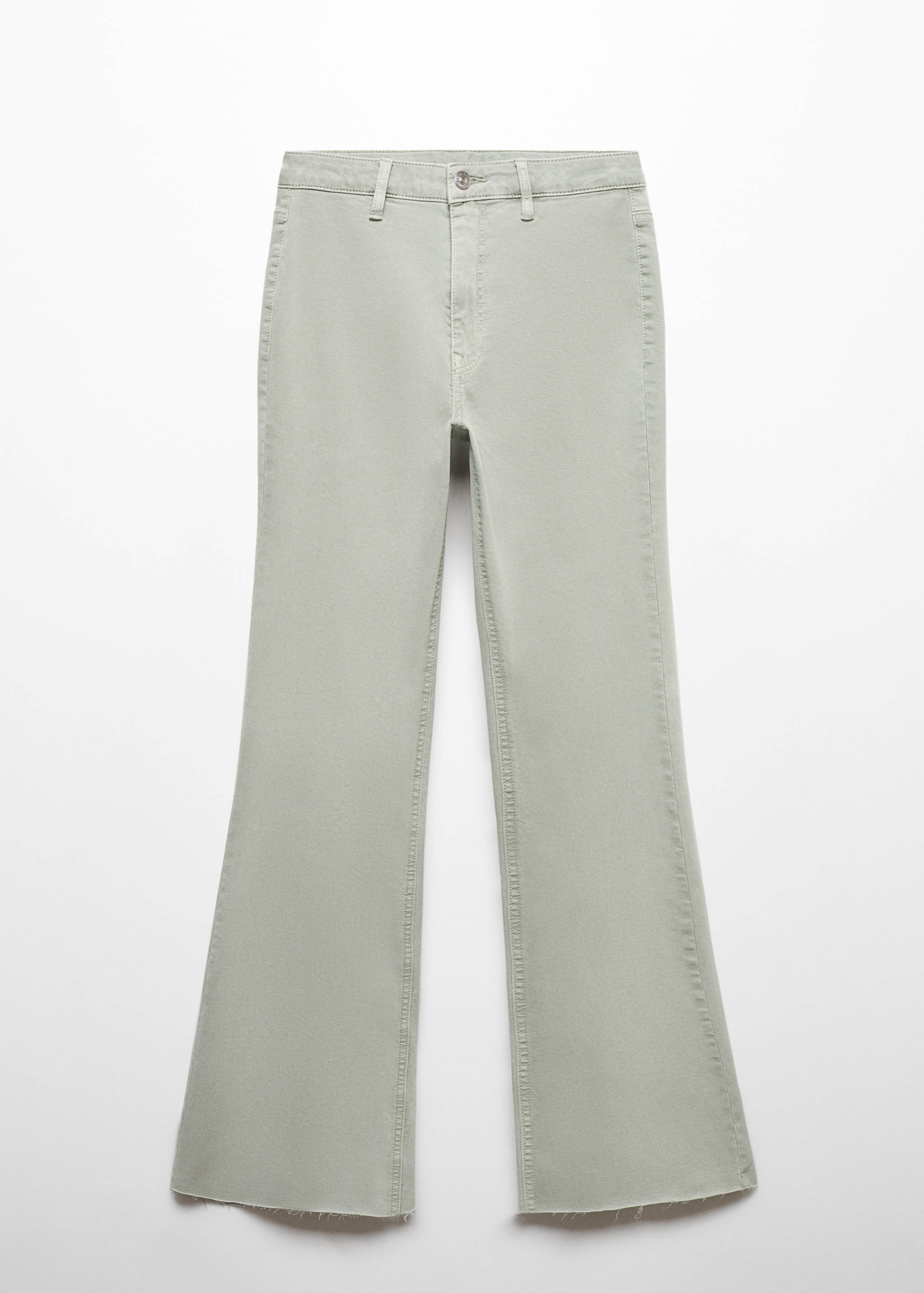 Flared jeans with opening - Article without model