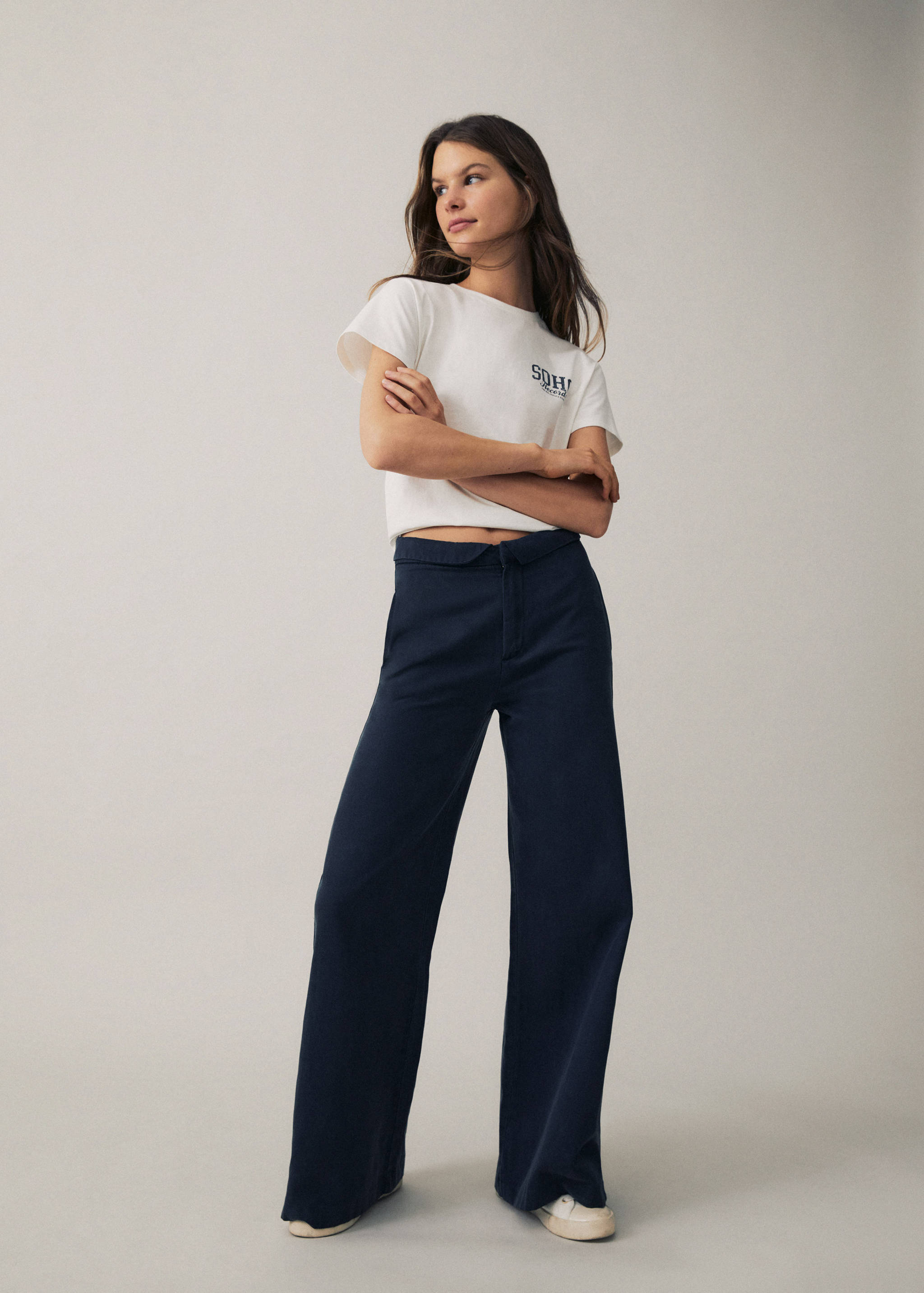 Turn-up waist trousers - Details of the article 5
