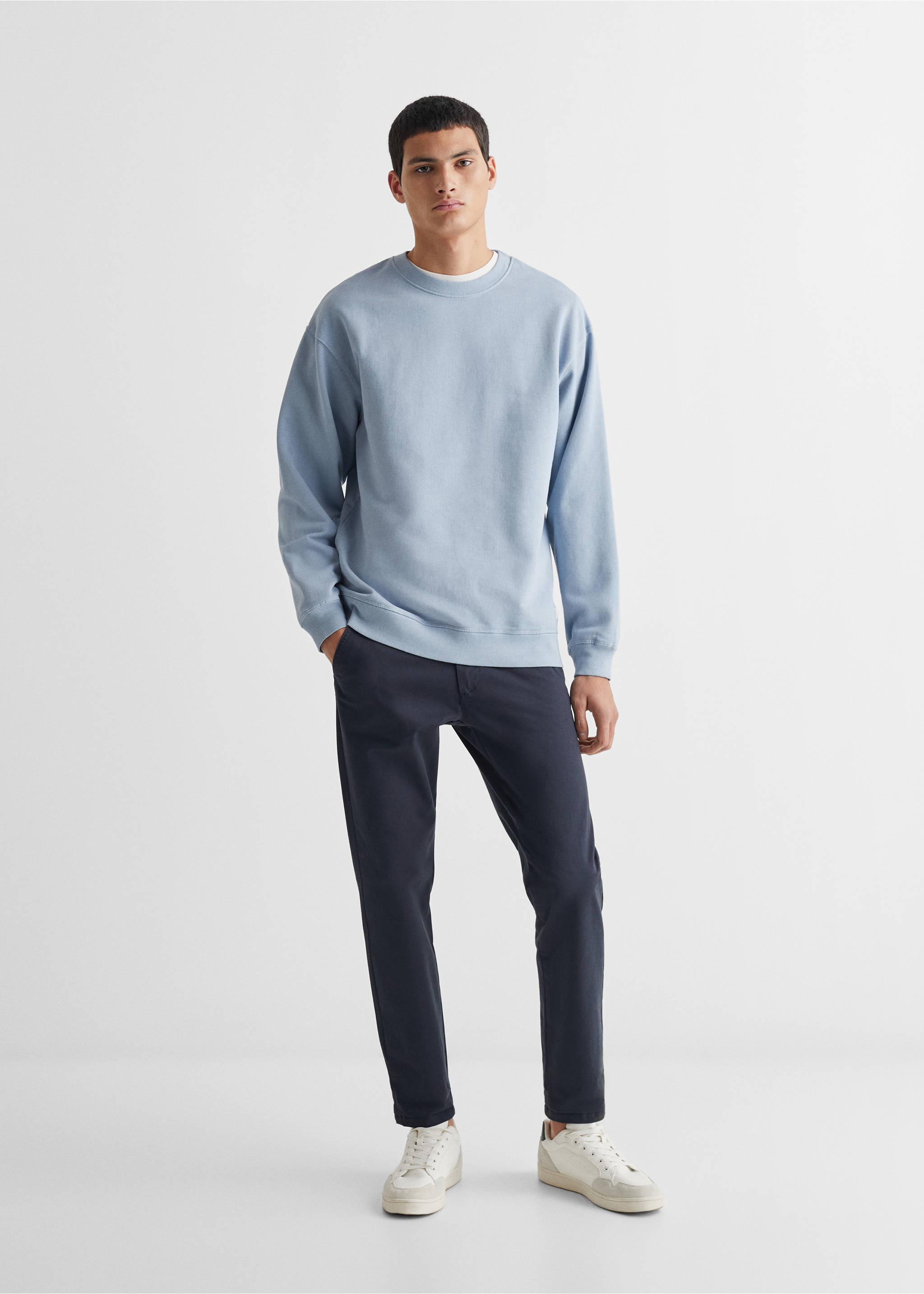 Cotton sweatshirt - General plane, Blue. Ref: 67052913-00.