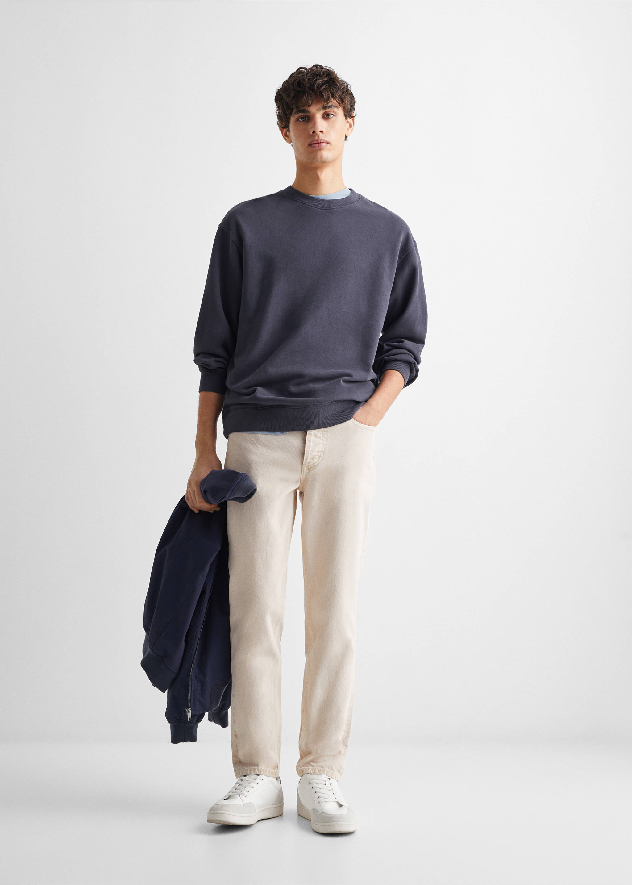 Cotton sweatshirt - General plane, Navy. Ref: 67052913-00.