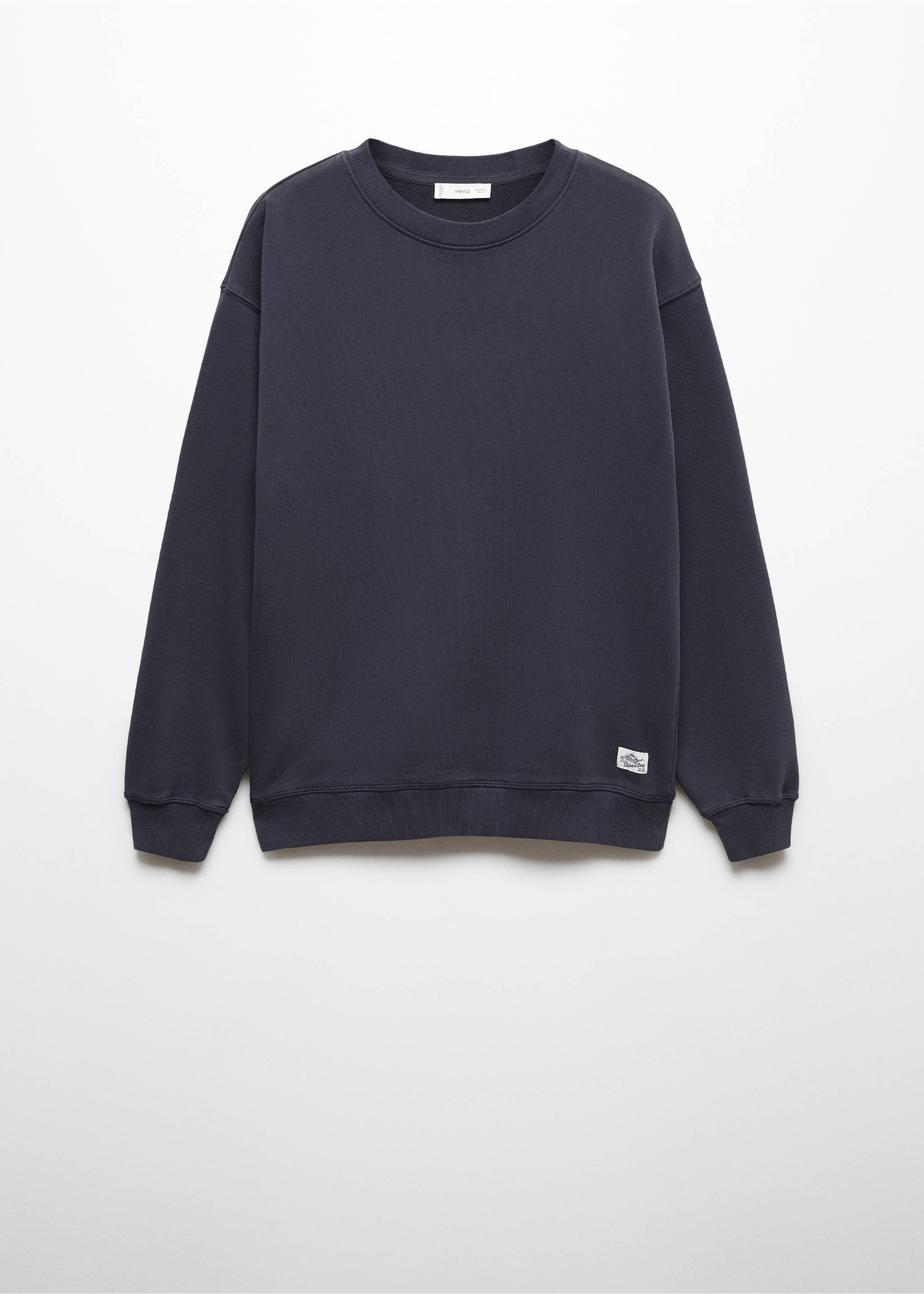 Cotton sweatshirt - Article without model, Navy. Ref: 67052913-00.