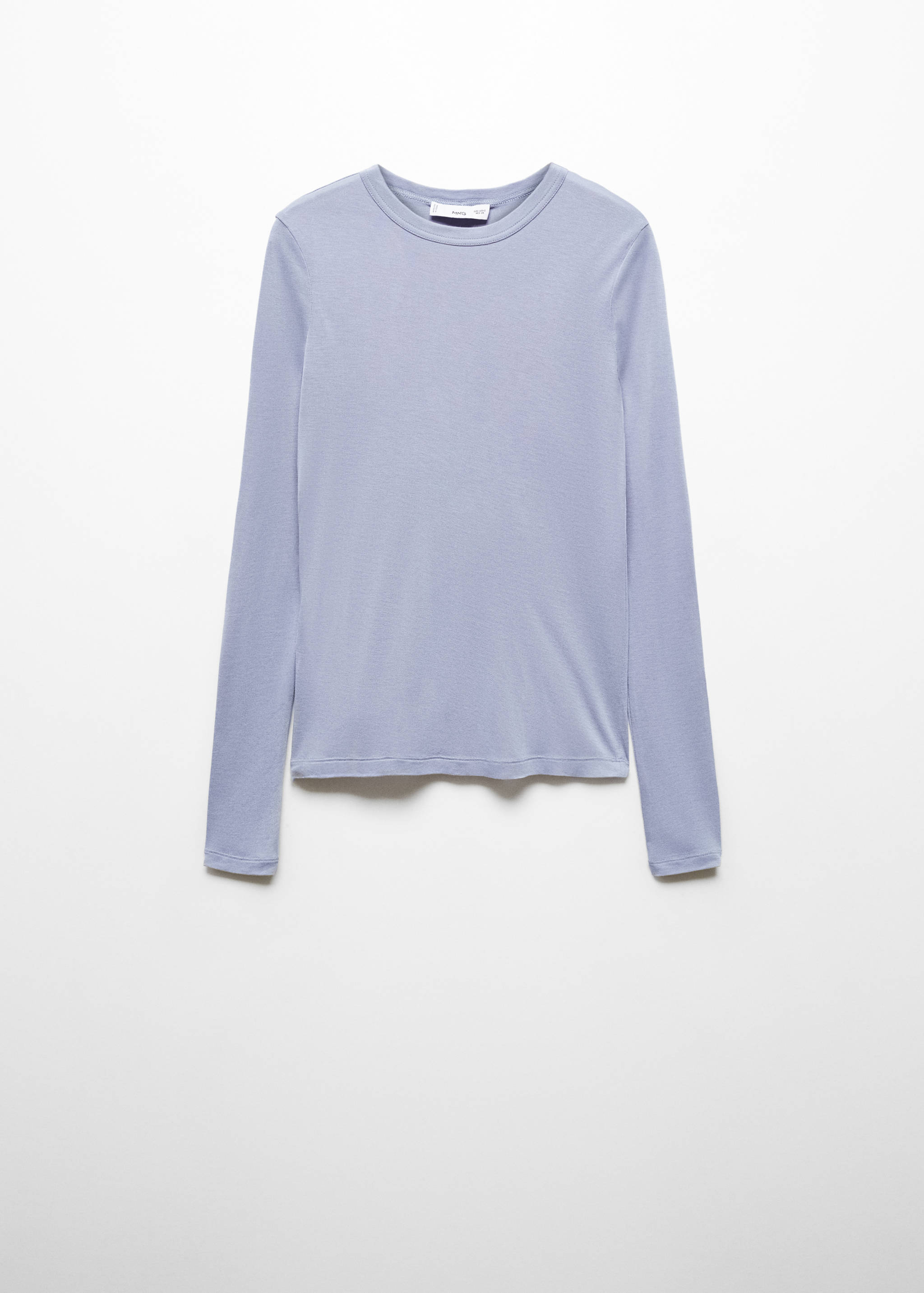 Round-neck long-sleeved t-shirt - Article without model