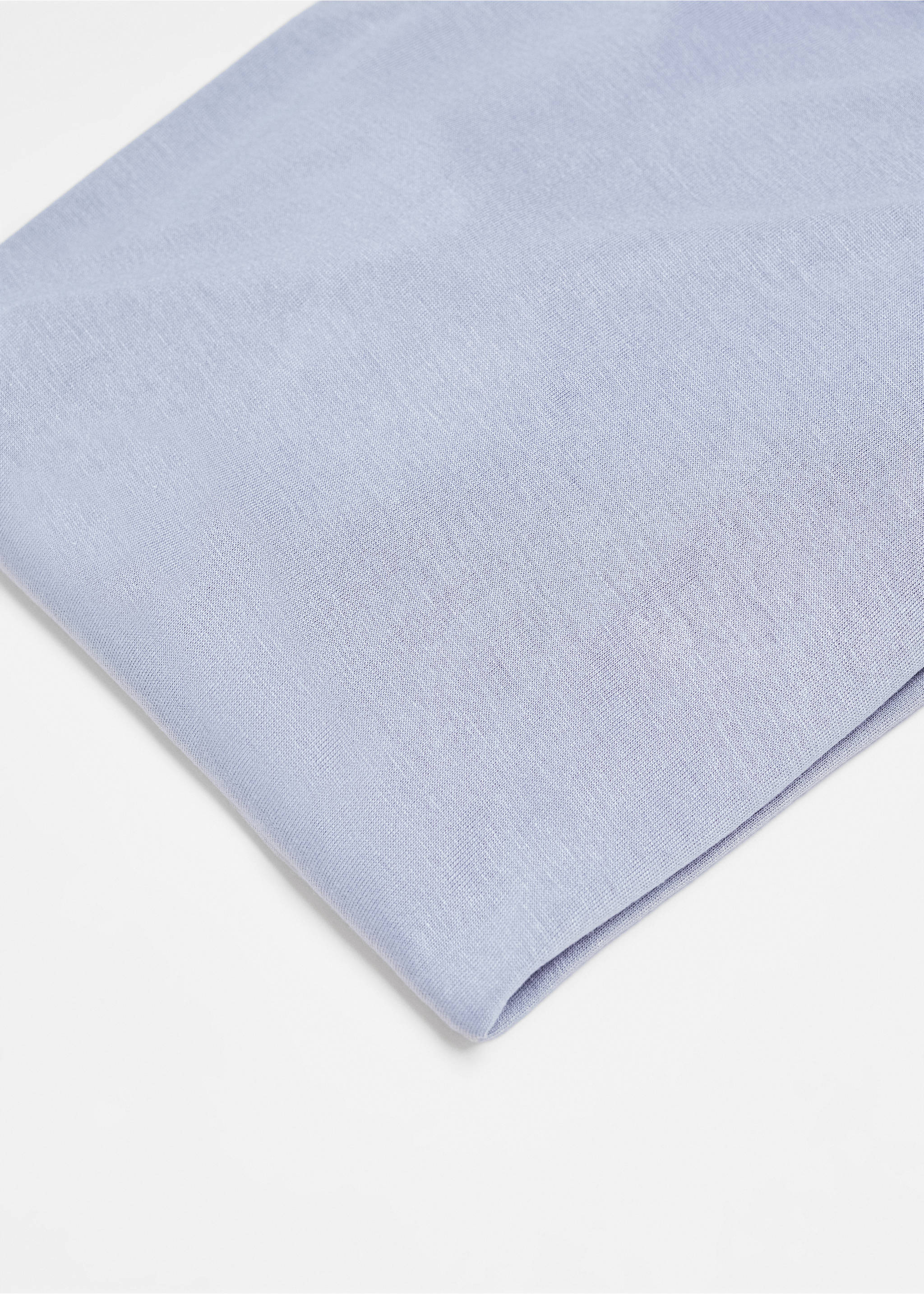 Round-neck long-sleeved t-shirt - Details of the article 8, Blue. Ref: 67052922-00.