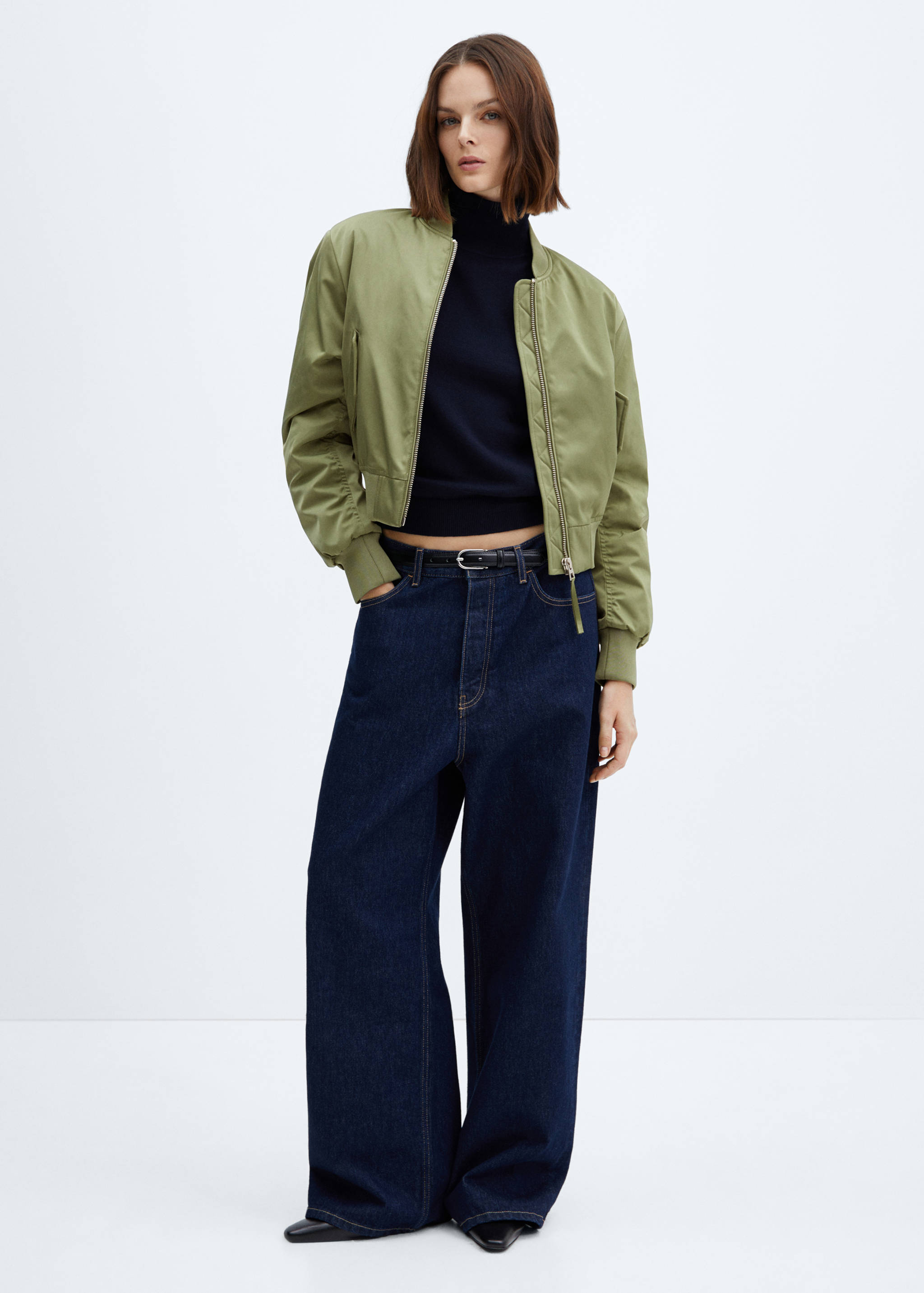 Oversized bomber jacket - General plane